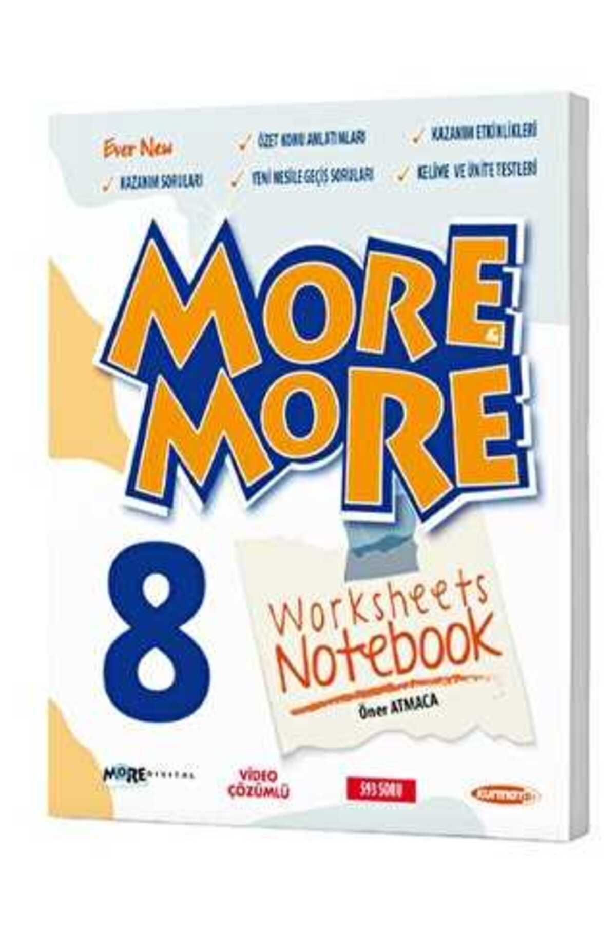 Kurmay Yayınları More & More 8.Sınıf Worksheets Notebook