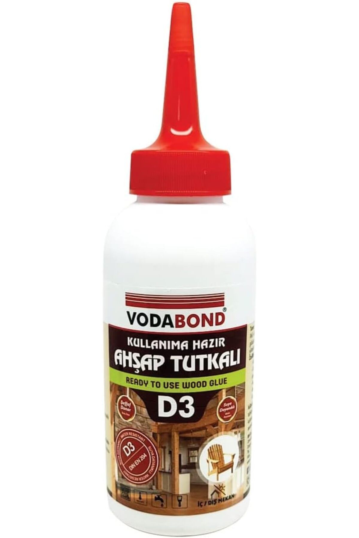 NcK D-3 AHŞAP TUTKALI - 150 GR, Beyaz