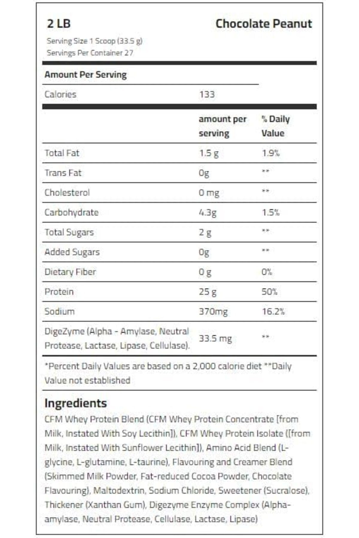 Body Builder-Whey Protein, Chocolate Peanut, 2 LB 2