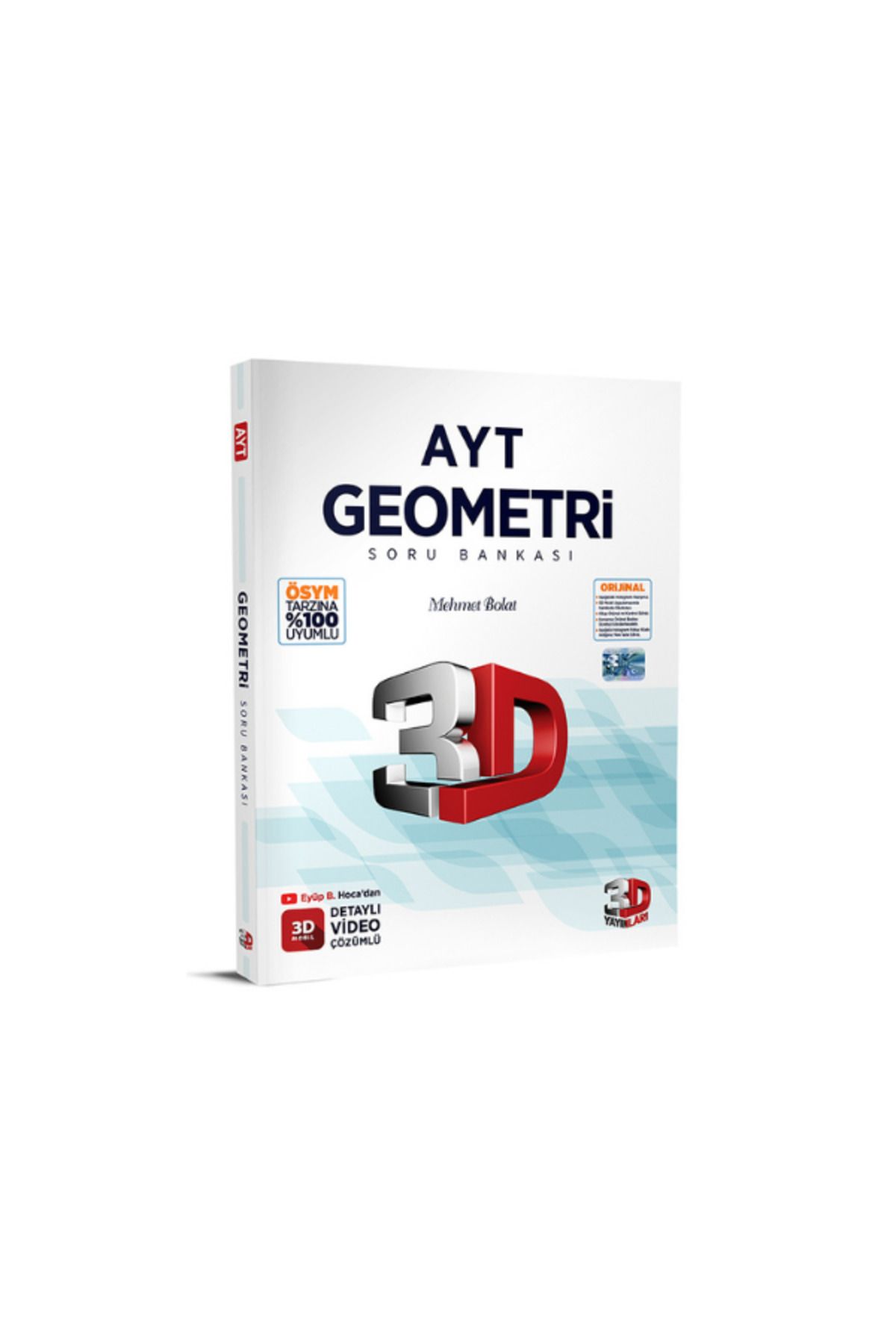 Garantör Akademi 3d yayınları ayt 2024/2025 ayt geometri soru bankası