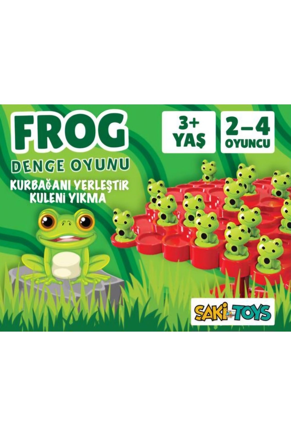 inci paketi Frog denge oyunu