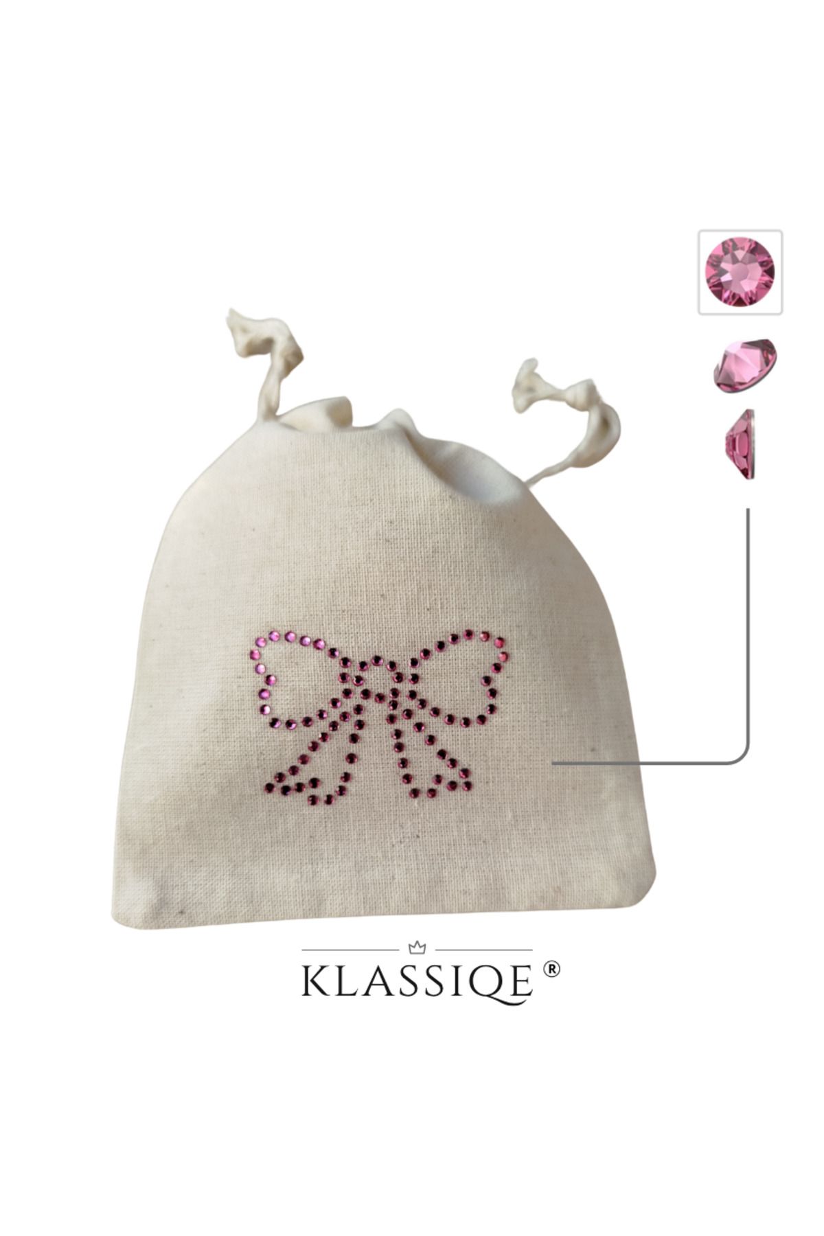 Klassiqe ® 10’lu Ham Bez Kese – Rose Pink Renkli Şıklık!