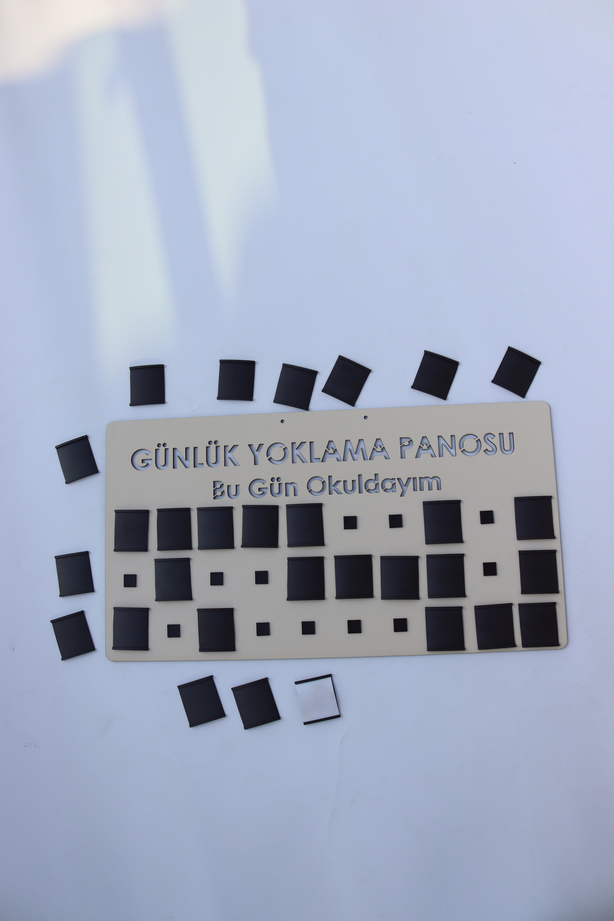 تختهٔ چیدن روزانه، چیدن دانشآموزی