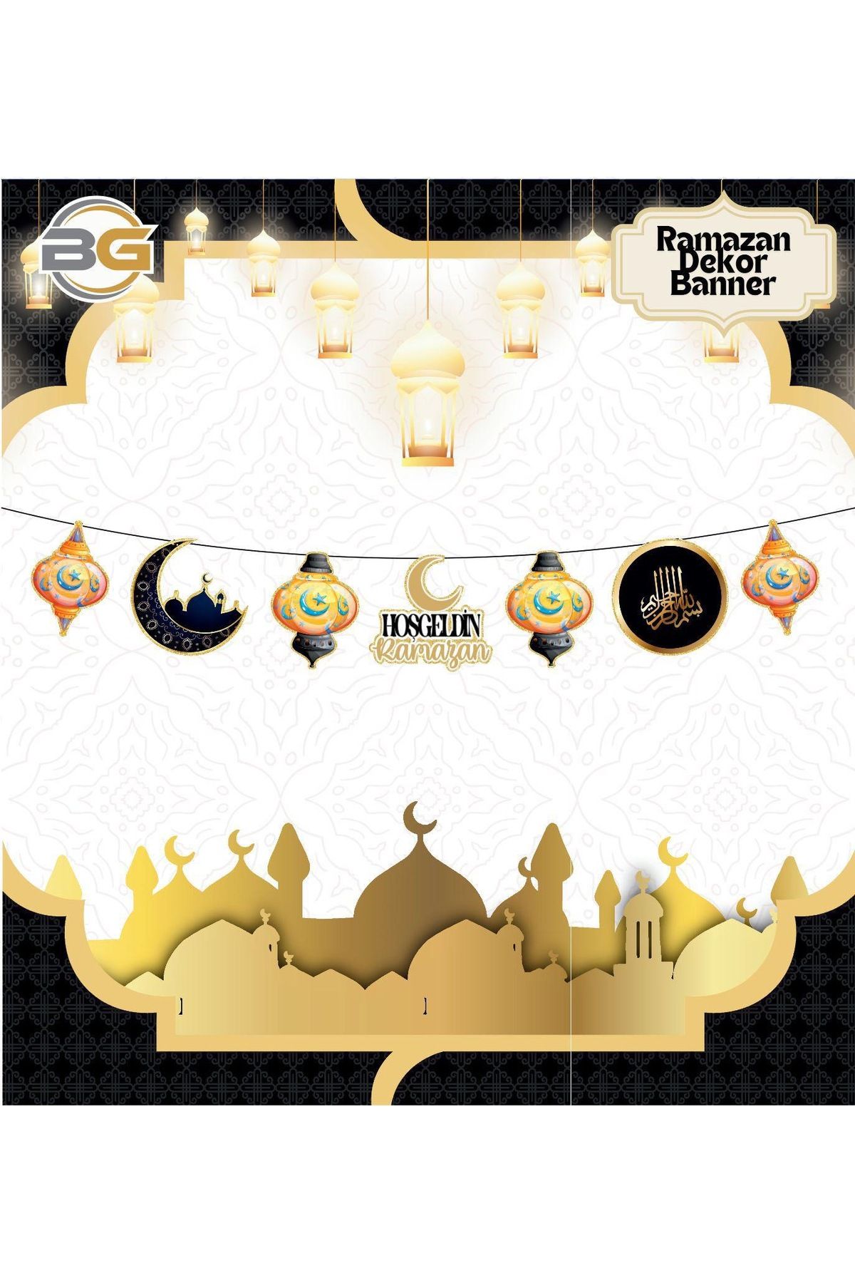 MFM Ramazan dekor banner süs