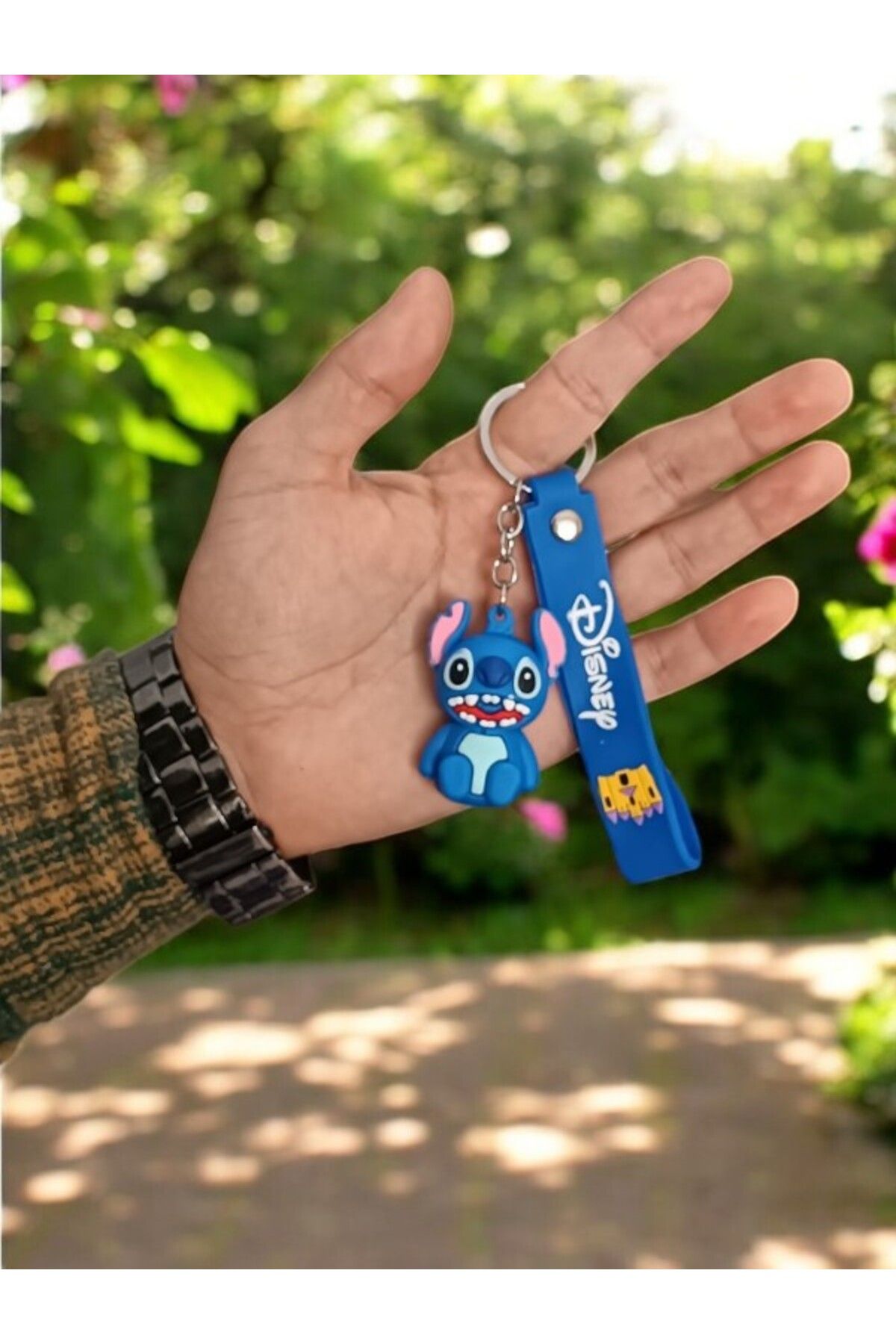 ADURĞUT 3D Lüks Büyük Boy Stitch Silikon Anahtarlık Ve Çanta Aksesuar  Sevgili Hediyelik