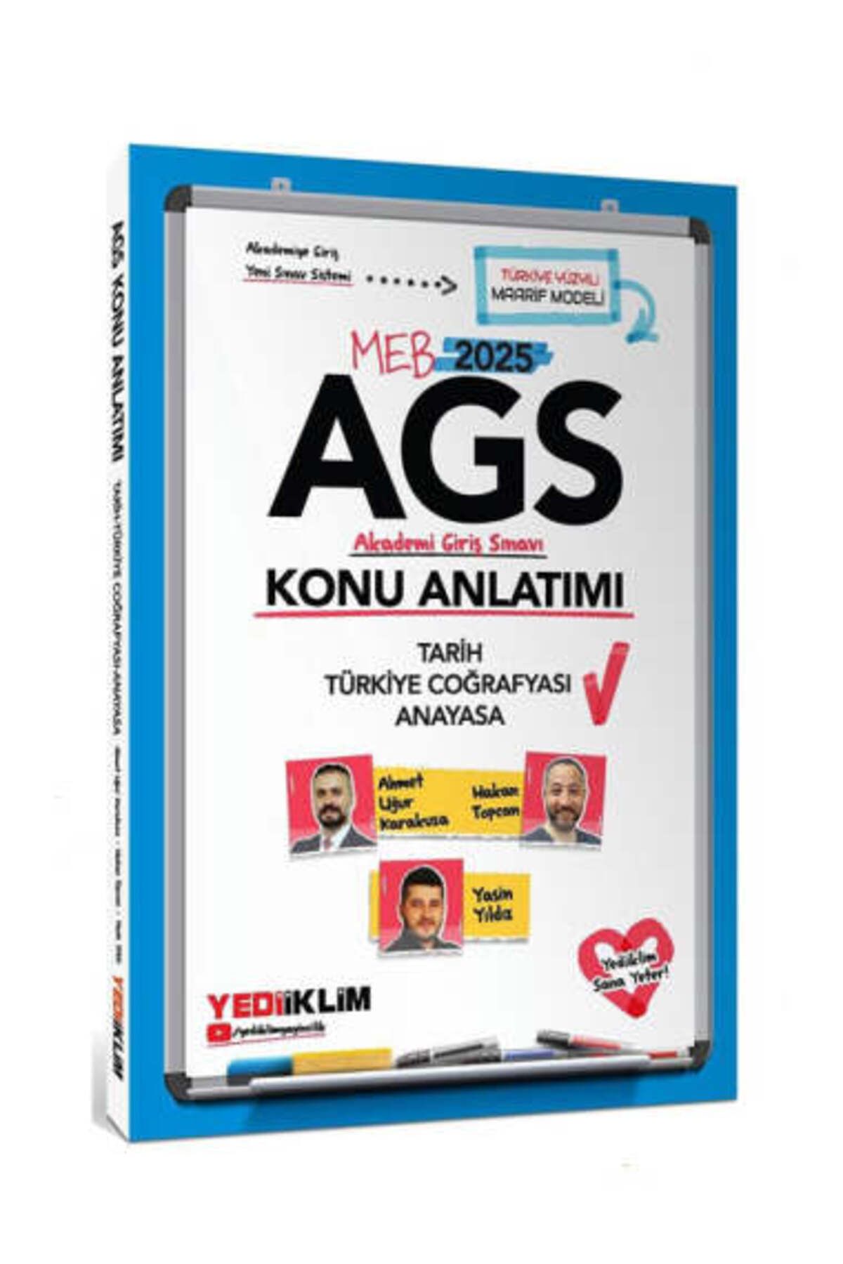 Garantör Akademi Yediiklim 2025 MEB-AGS Tarih Türkiye Coğrafyası ve Anayasa Konu Anlatımı Yeni