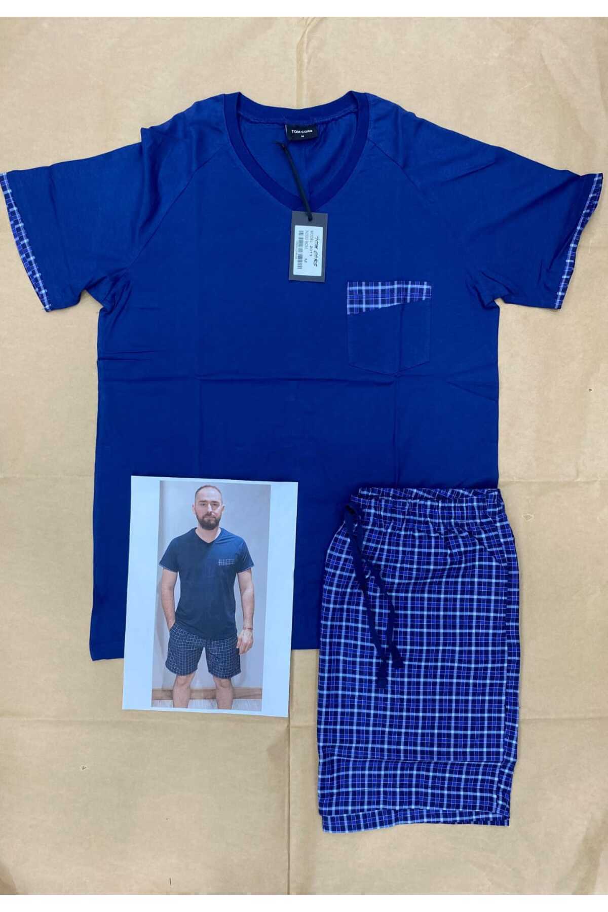 Pijalüx-Pjalux Men's Shorts Poplin V-Neck Suit 1013 1
