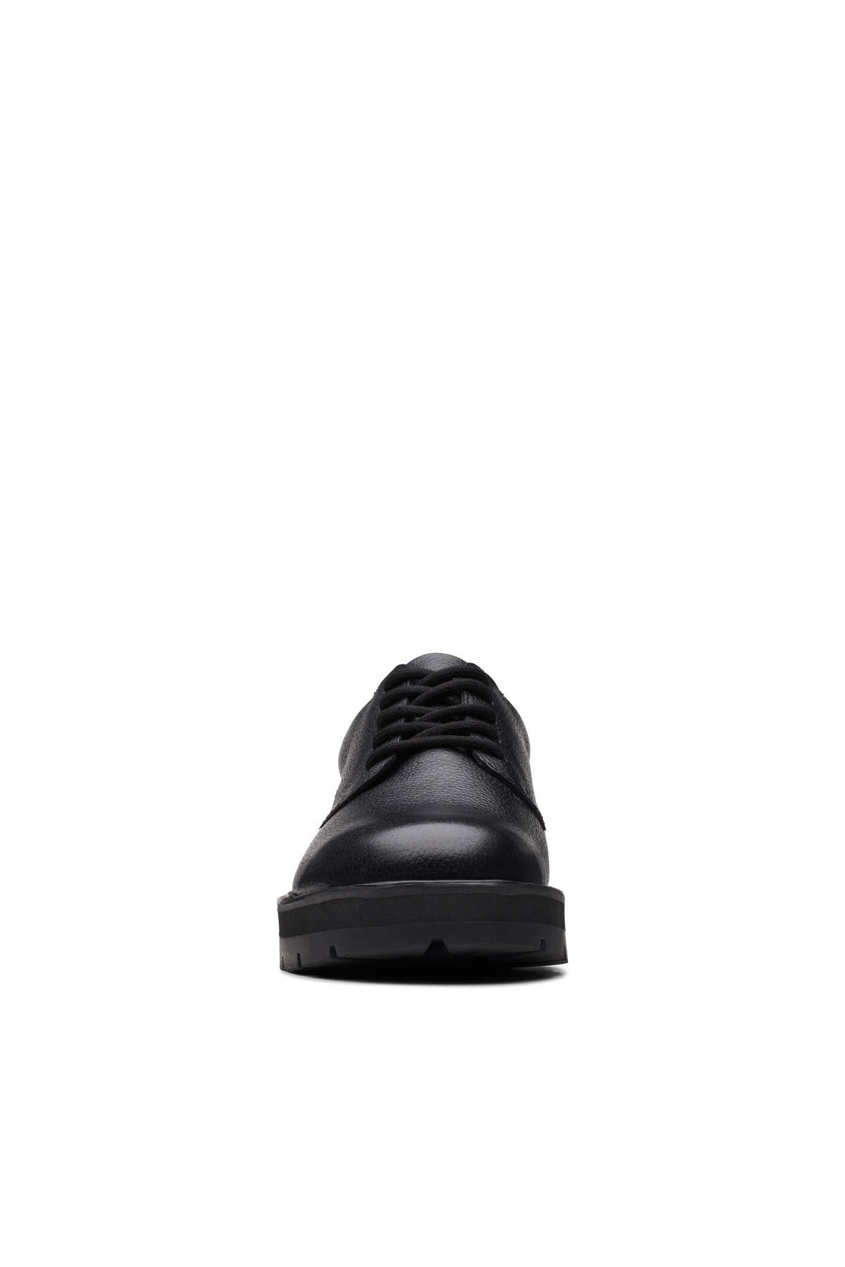 CLARKS-Prague Lace Y. Black Leather SHOES TEEN GIRLS 3