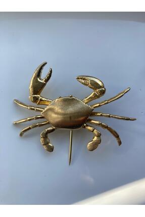 morning Blue Yengeç Broş