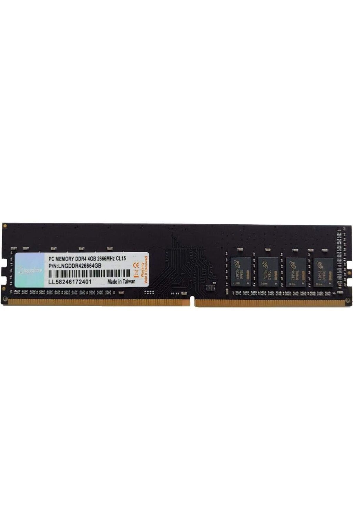 NcK LNGDDR42666DT/4GB 4GB DDR4 2666MHz Masaüstü PC Bellek CL19 PC4-21300