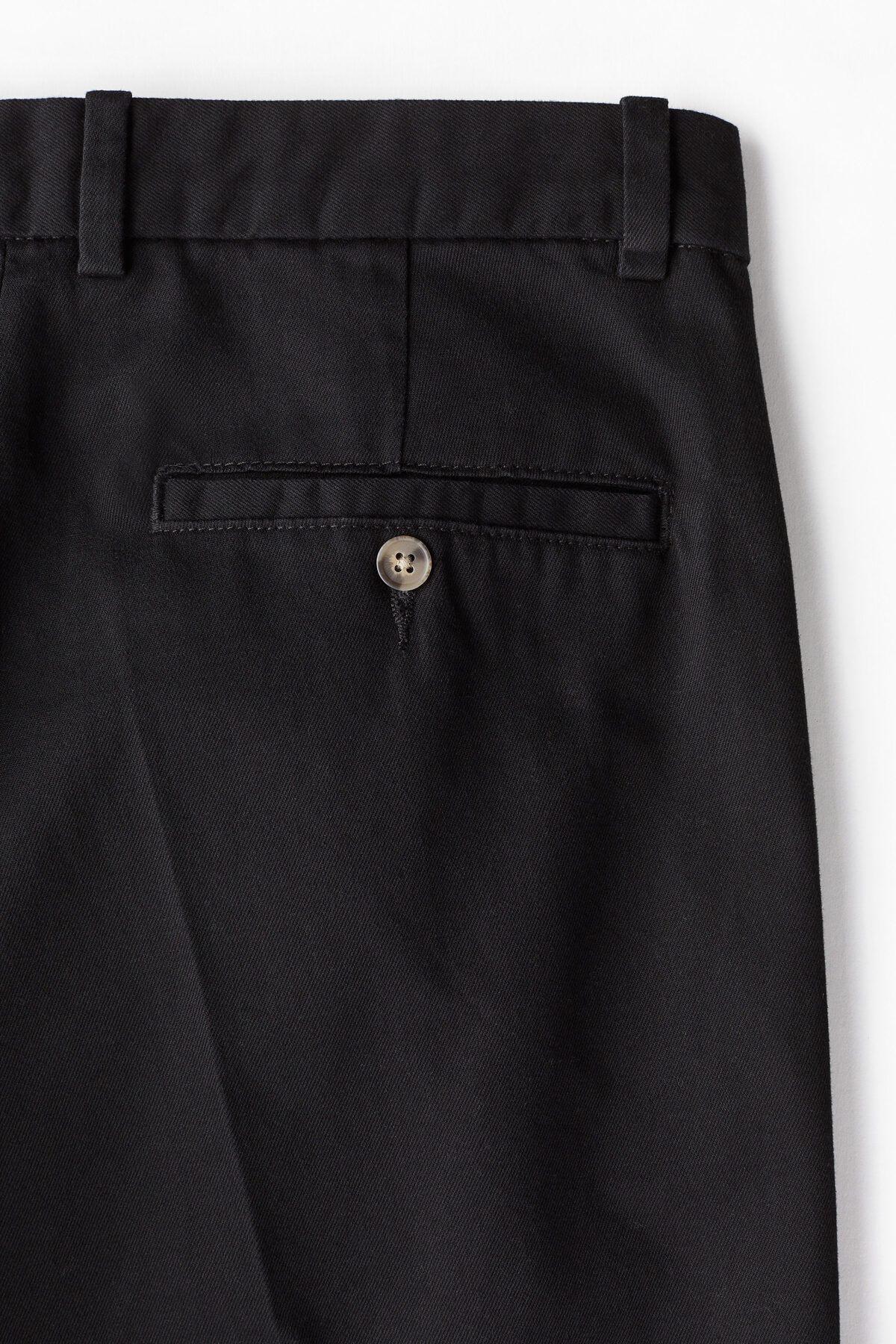 شلوار مشکی مردانه مناسب چینو به طور منظم با کف ردیابی شده H M H&M
