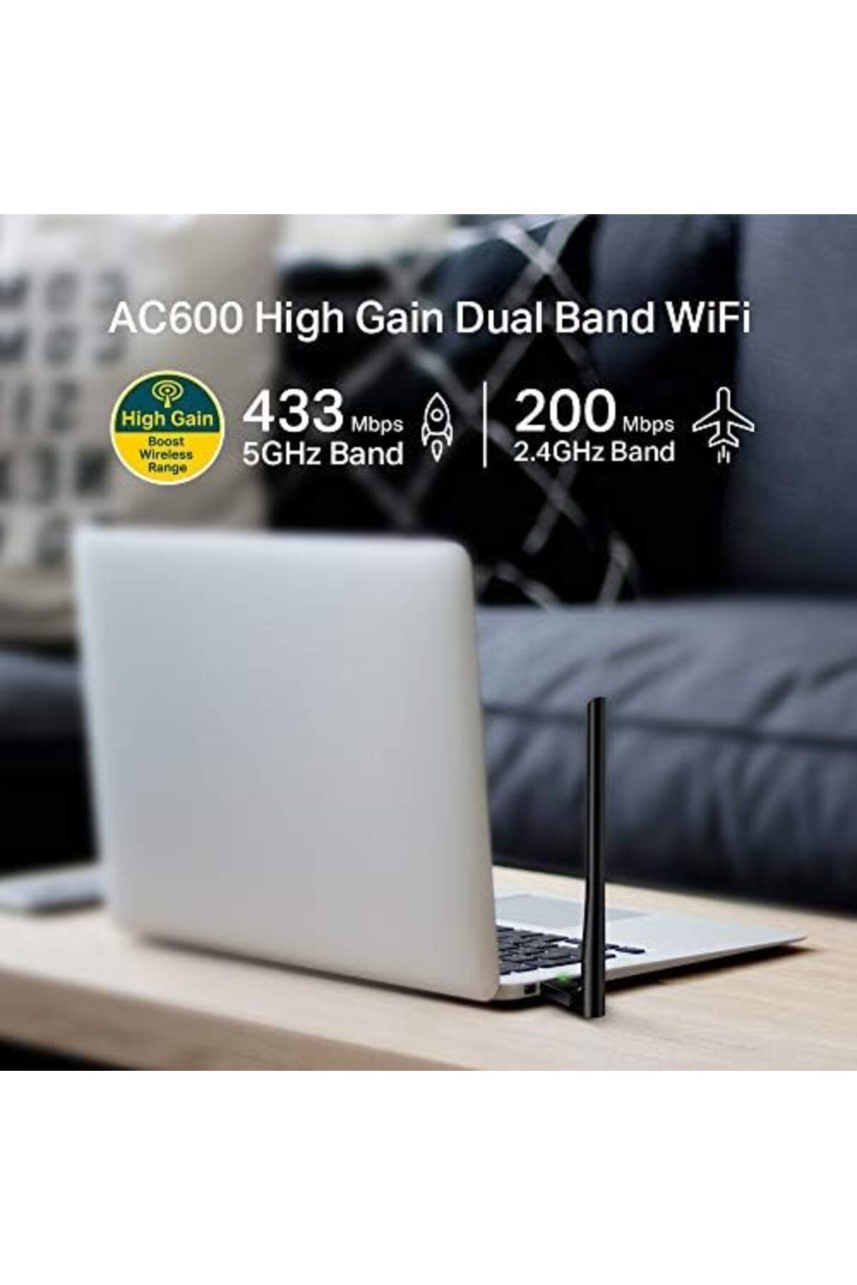 STOREMAX slcshp USB Adaptör Wi-Fi 5 Çekim Güçlü Bant, Yüksek Mbps, Çift Plus, AC600 Archer T2U Yeni