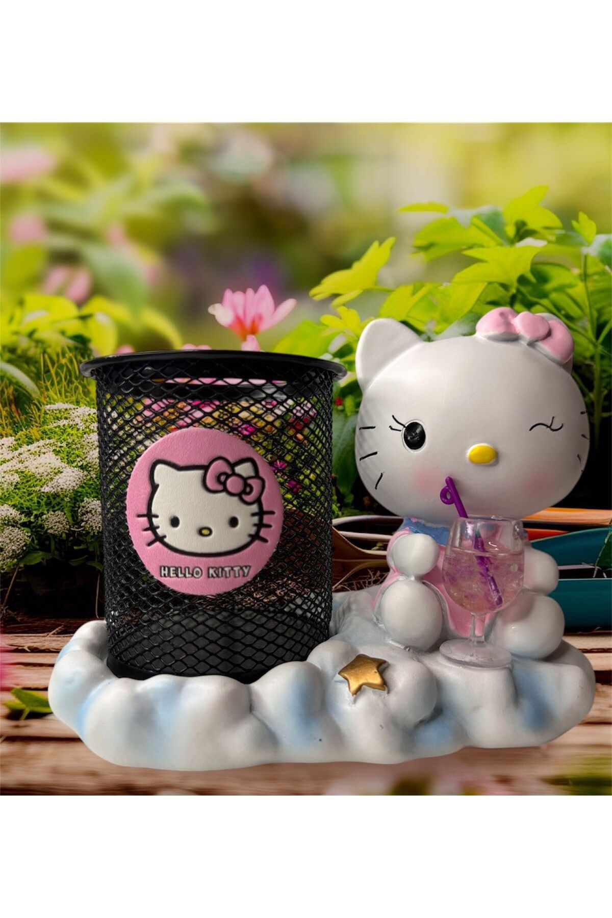 HEDİYEBİZİZ Hello Kitty Kalemlik Çalışma Masası Kalemliği