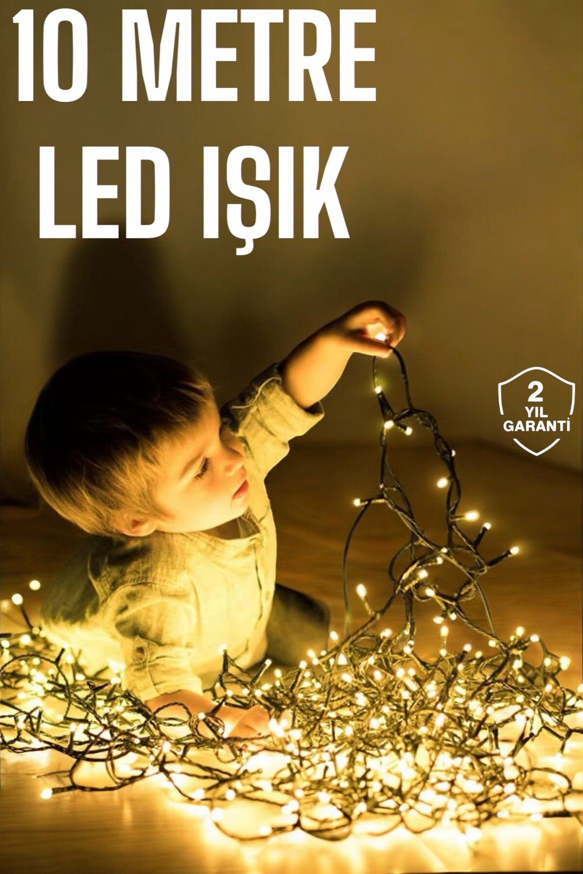 UCUZTEKNO Gün Işığı 10 Metre Led Işık Şerit Led Süsleme Parti Malzemesi