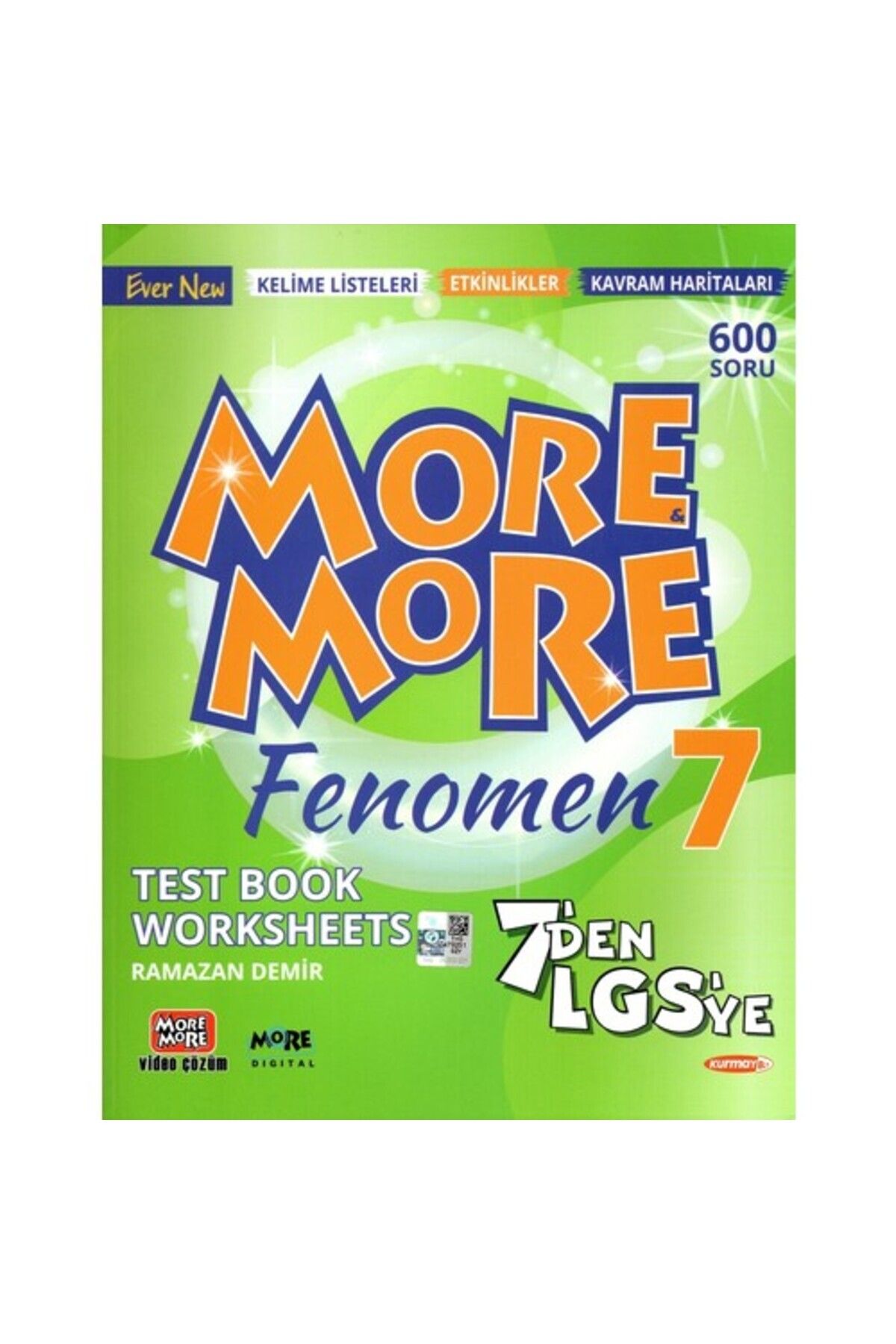 More & More Kurmay Yayınları Kurmay Elt More And More 7. Sınıf Fenomen English Test Book Worksheets