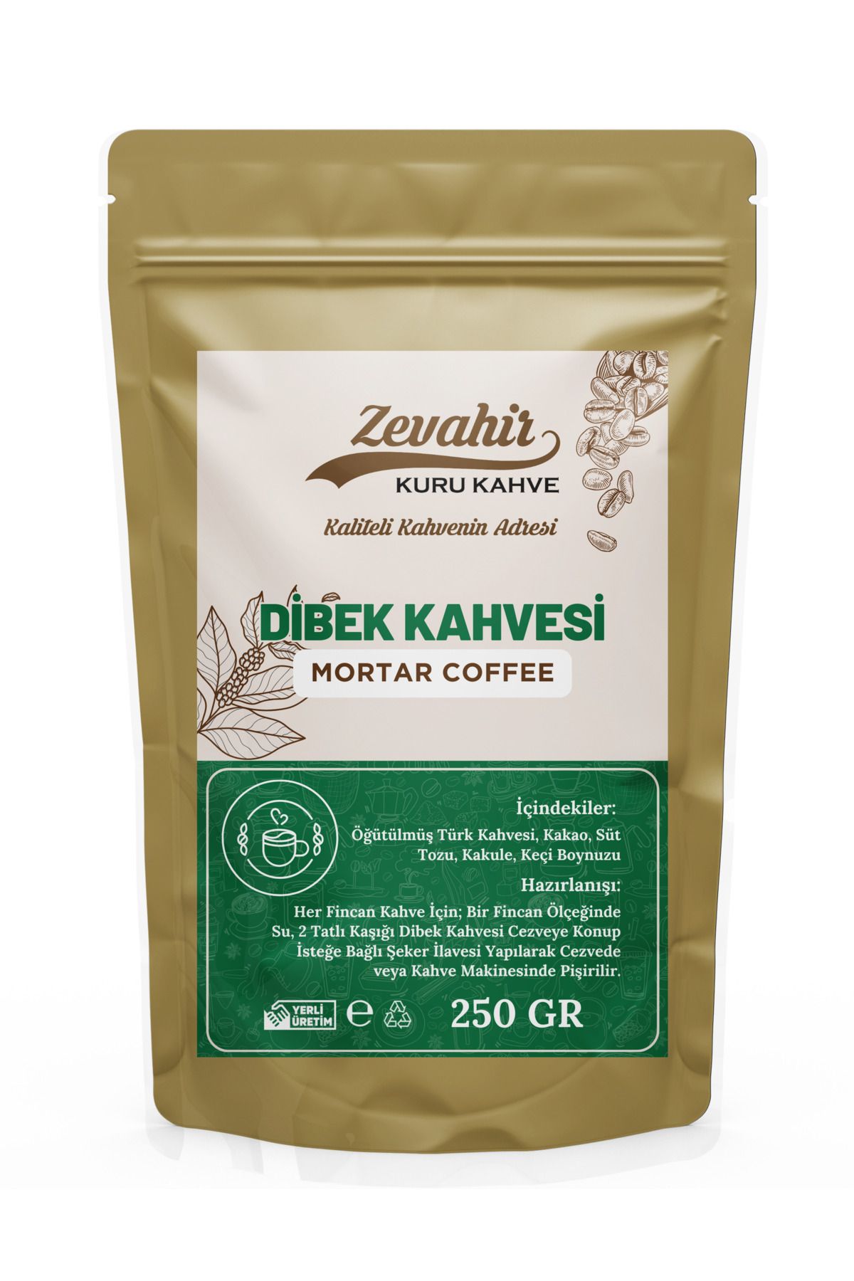 Zevahir Dibek Kahvesi 250 GR