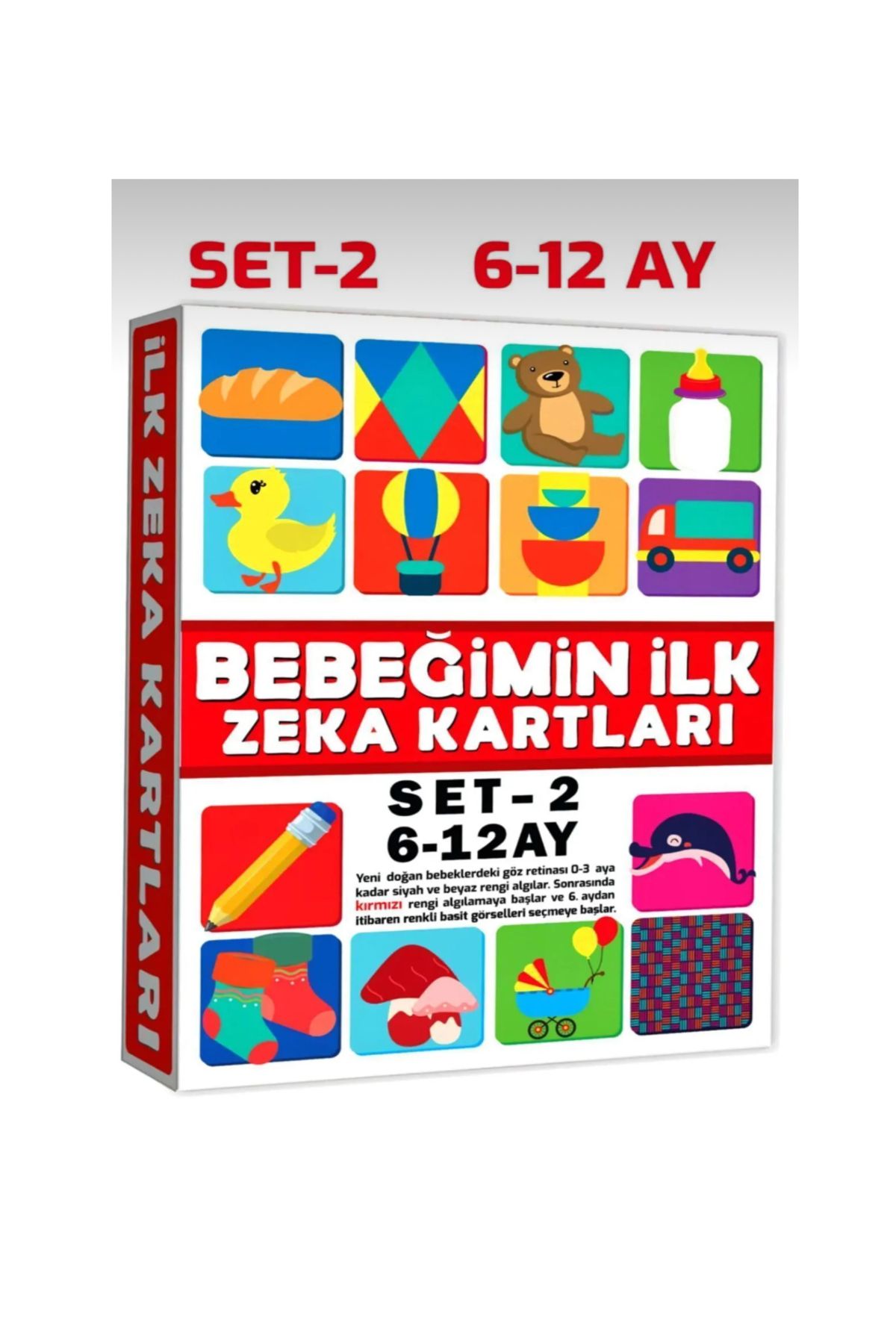 Patulya Aksesuar Bebeğimin İlk Zeka Kartları Set-2 (6-12 Ay)