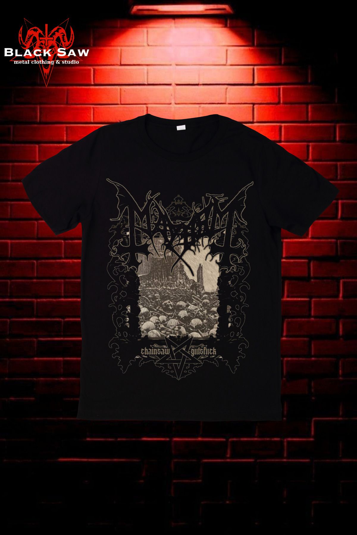 Valens Mayhem Black Metal Grup Tshirti