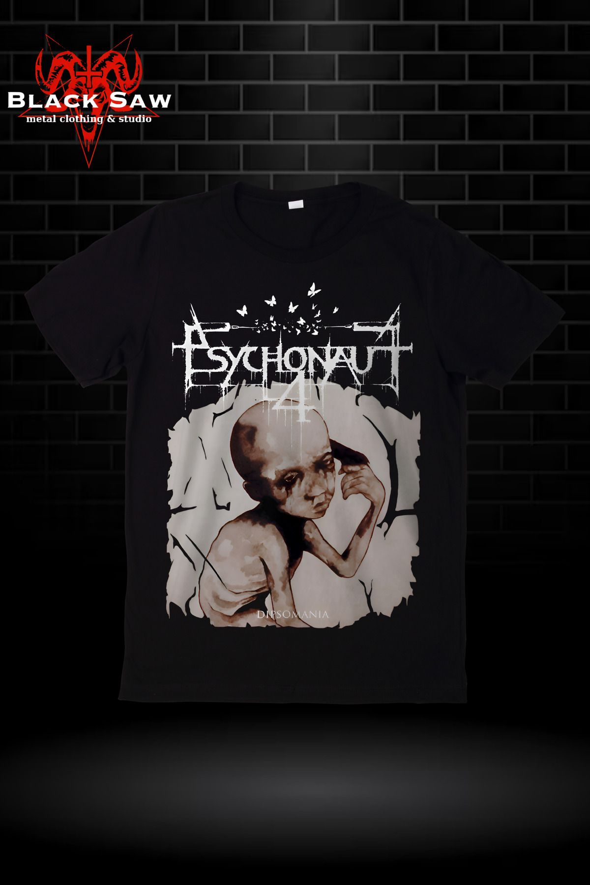 Valens Psychonaut 4 DSBM Black Metal Grup Tshirti