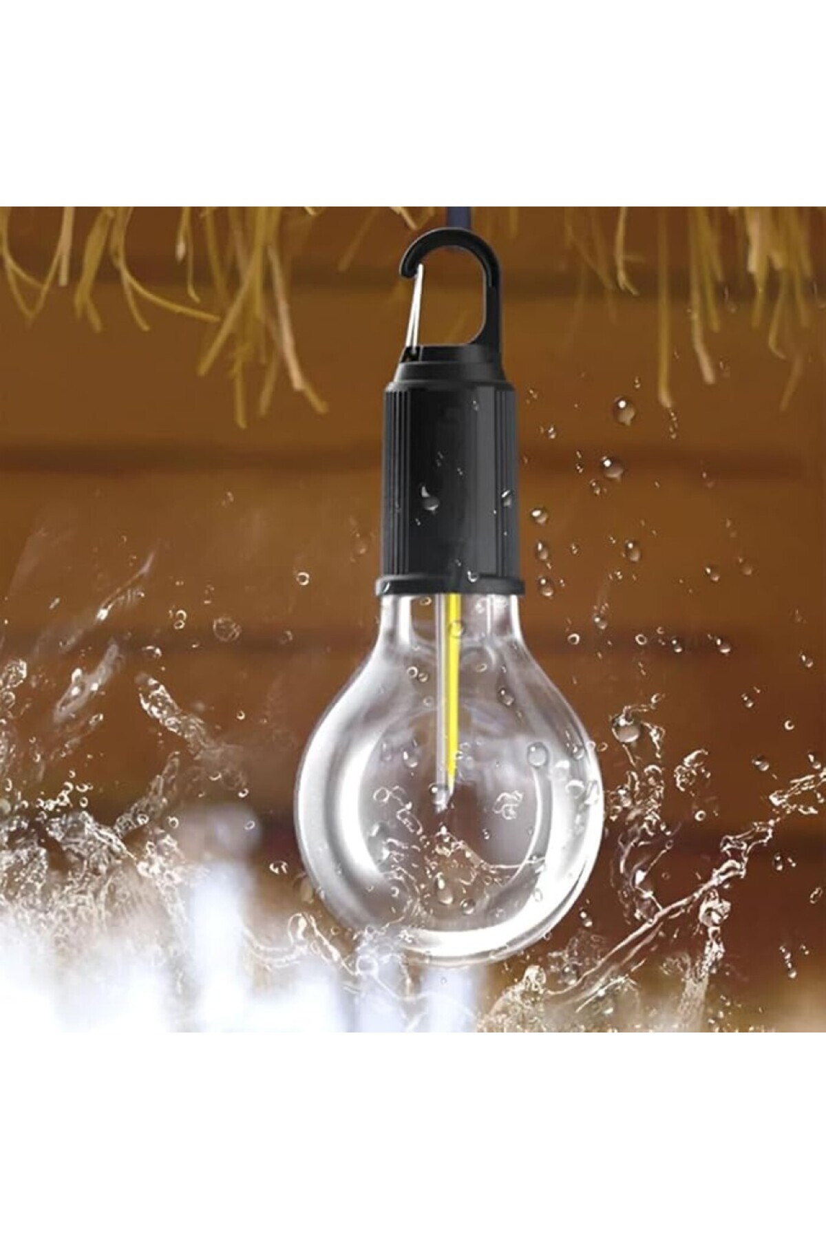 MOBGİFT Şarjlı 10W Askılı Taşınabilir Led Kamp Lambası