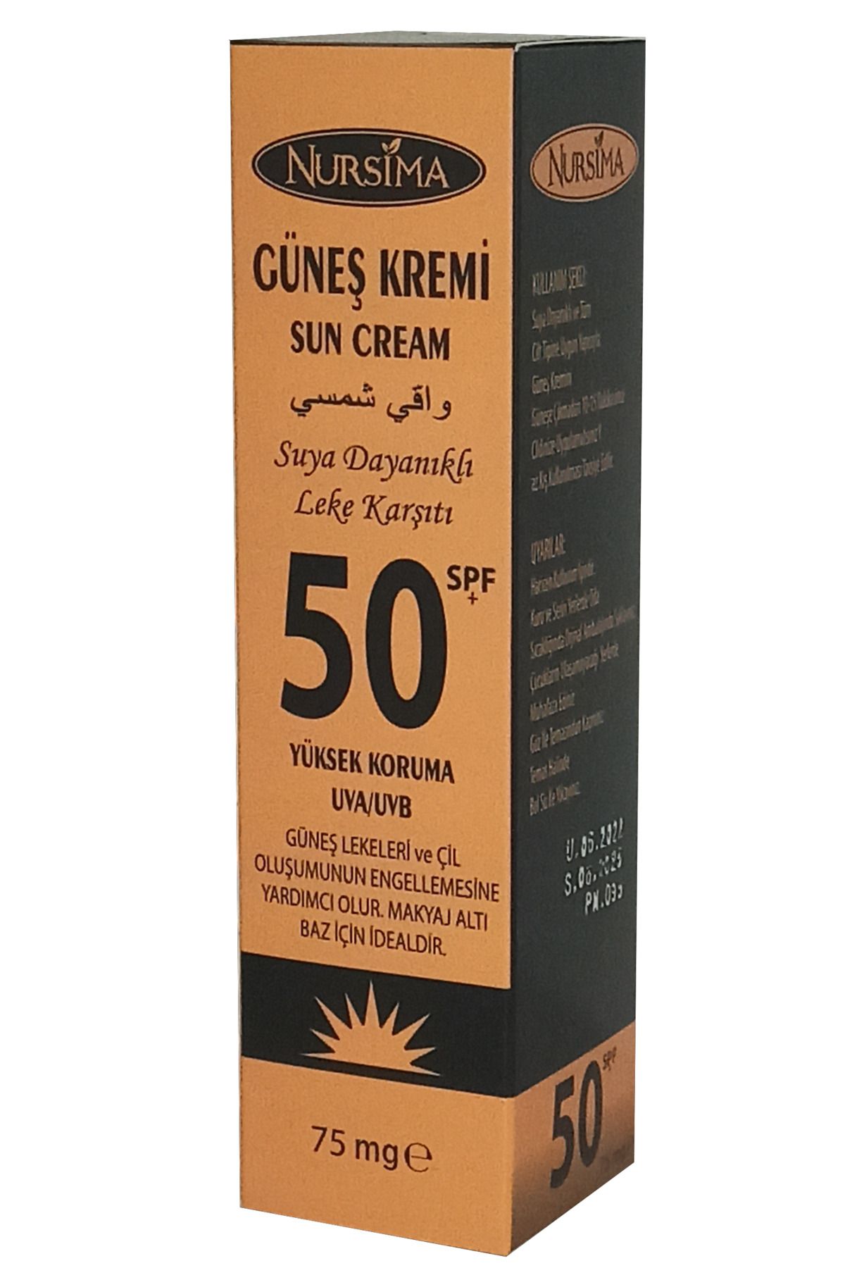 Mea Capio Güneş Kremi 75 mg