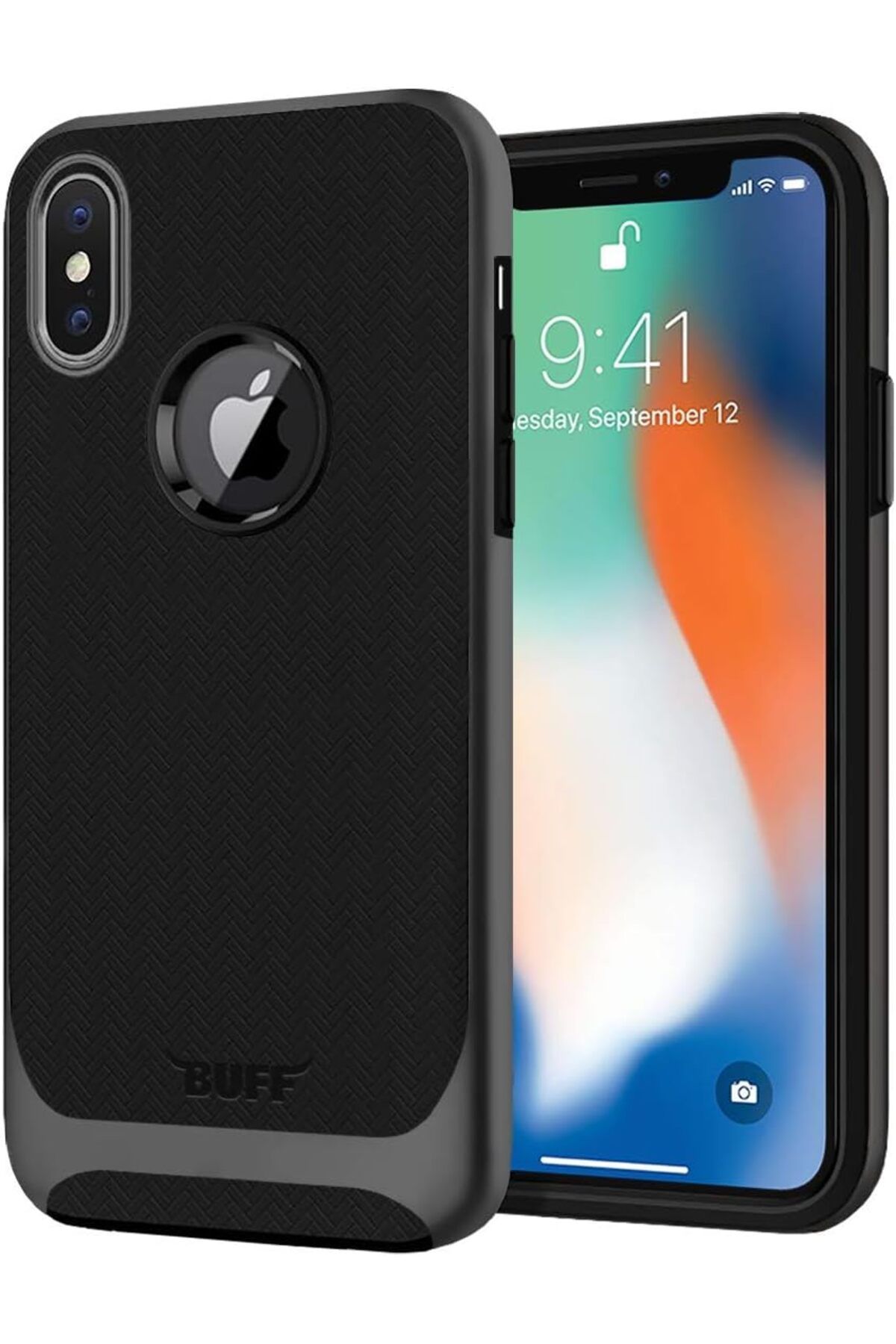 NcK iPhone X New Armor Kılıf, Uzay Grisi Uyumlu