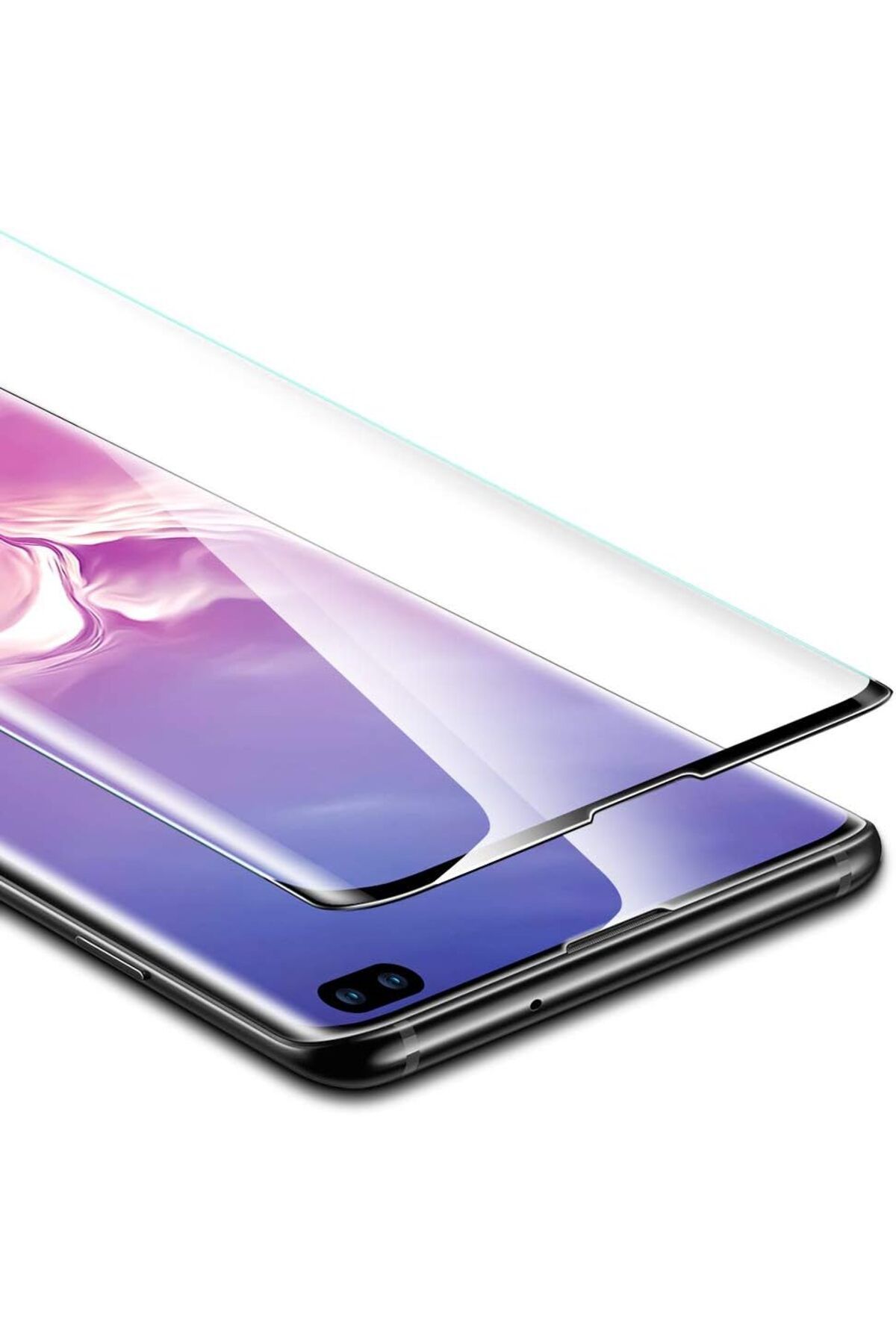 NcK Samsung S10 Plus Cam Ekran Koruyucu,3D Full Coverage