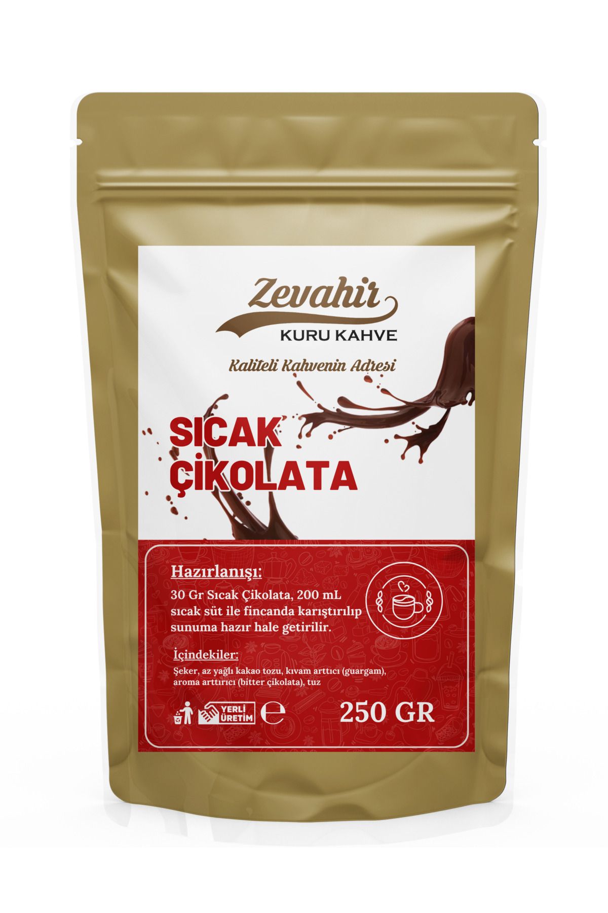 Zevahir Sıcak Çikolata 250 GR