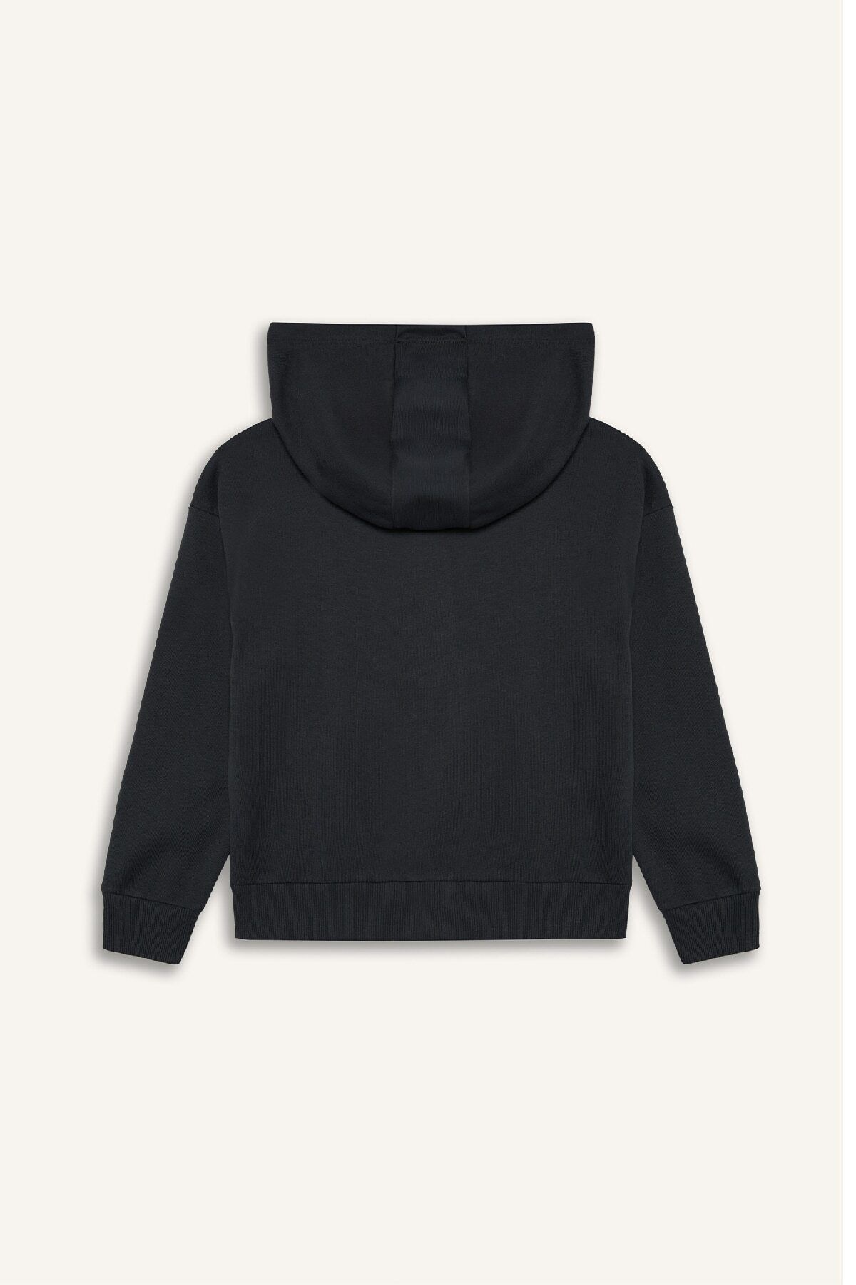 DeFacto-Basic Sweatshirt with Zipper Hood for Girls - D9079A825Sp 3