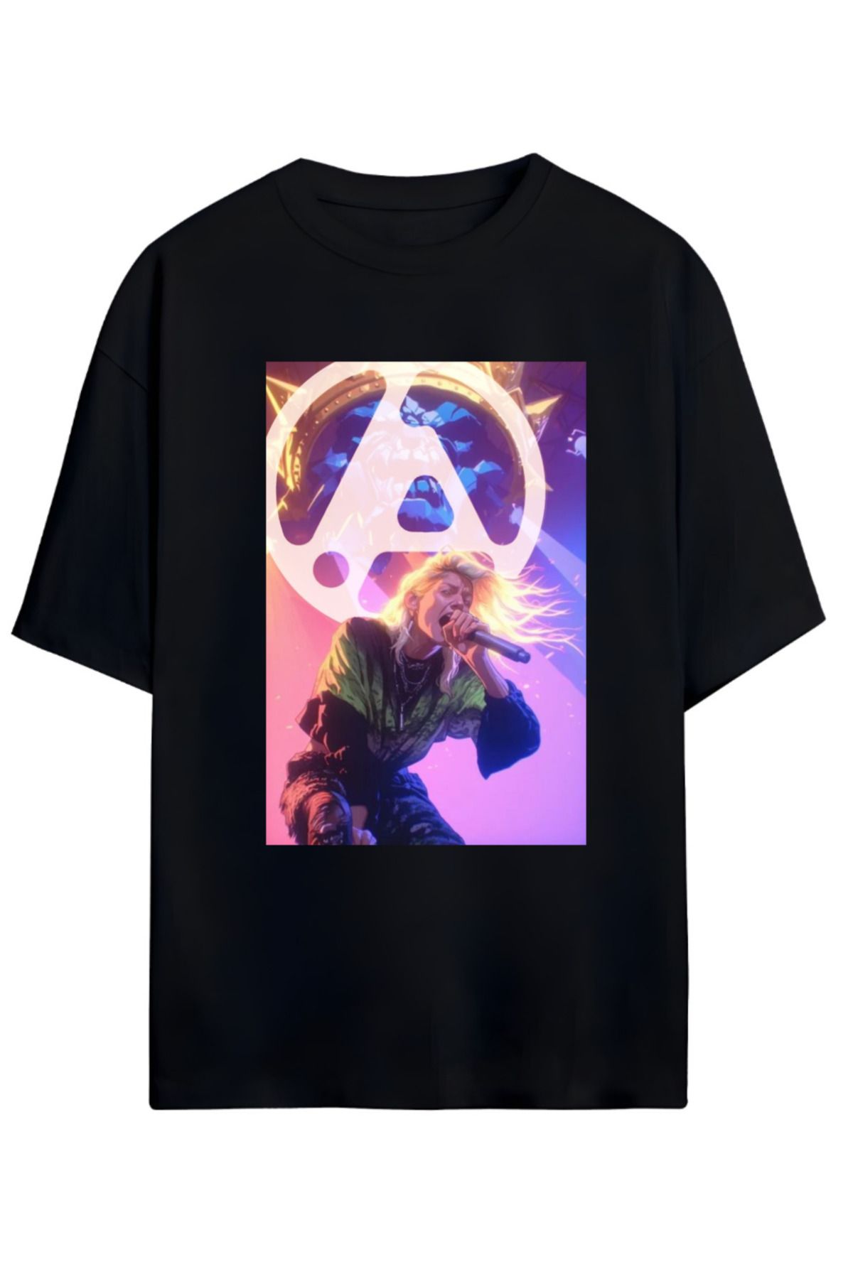 MAGORS LINKIN PARK TASARIMLI UNISEX YENİ SEZON OVERSIZE PAMUKLU  T-SHIRT