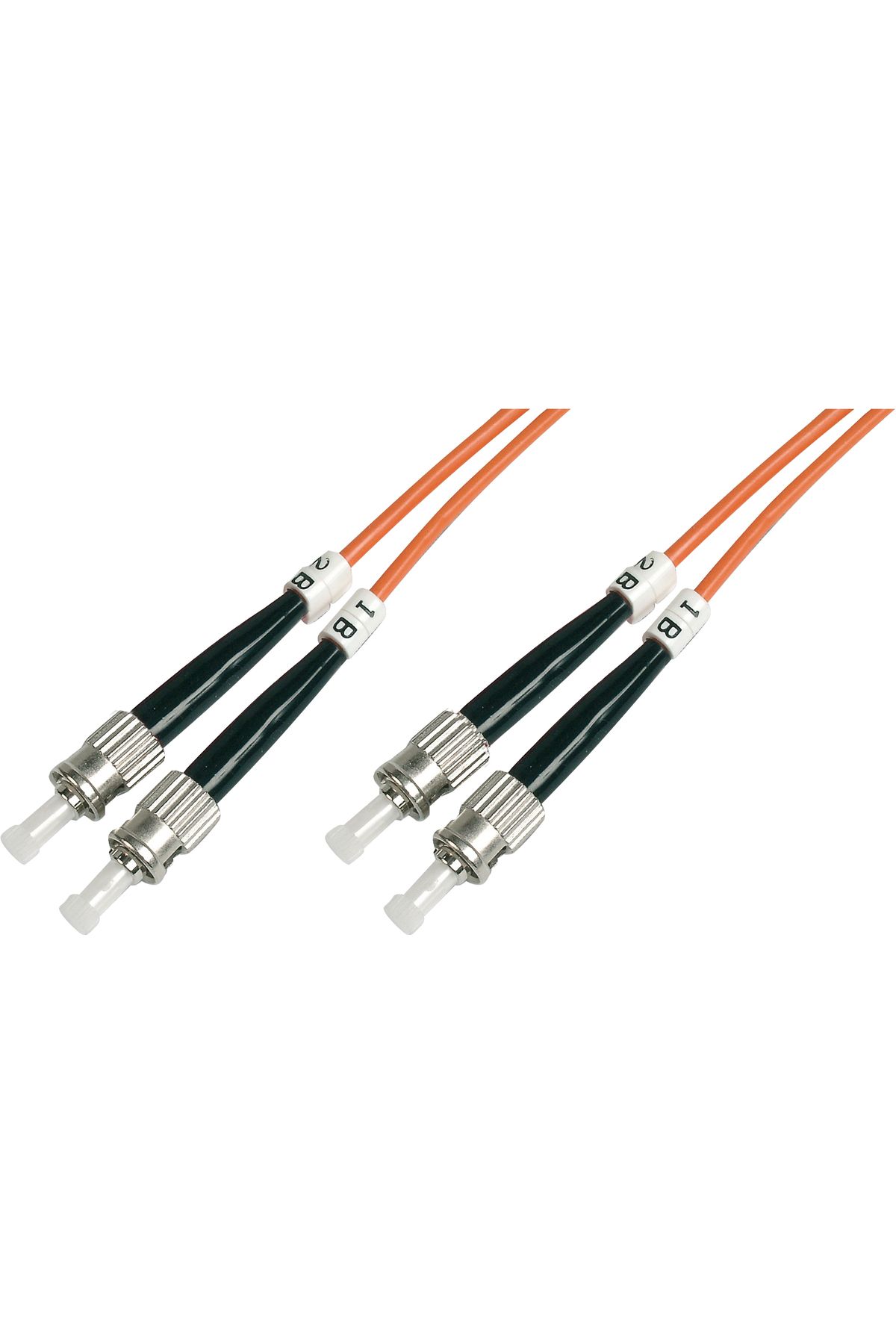 evimdeyokyok Beek ST-ST Fiber Optik Patch Kablo, Multimode OM 1 62.5/125 Duplex, 3.0mm, LSZH, 1 metre TdrTR