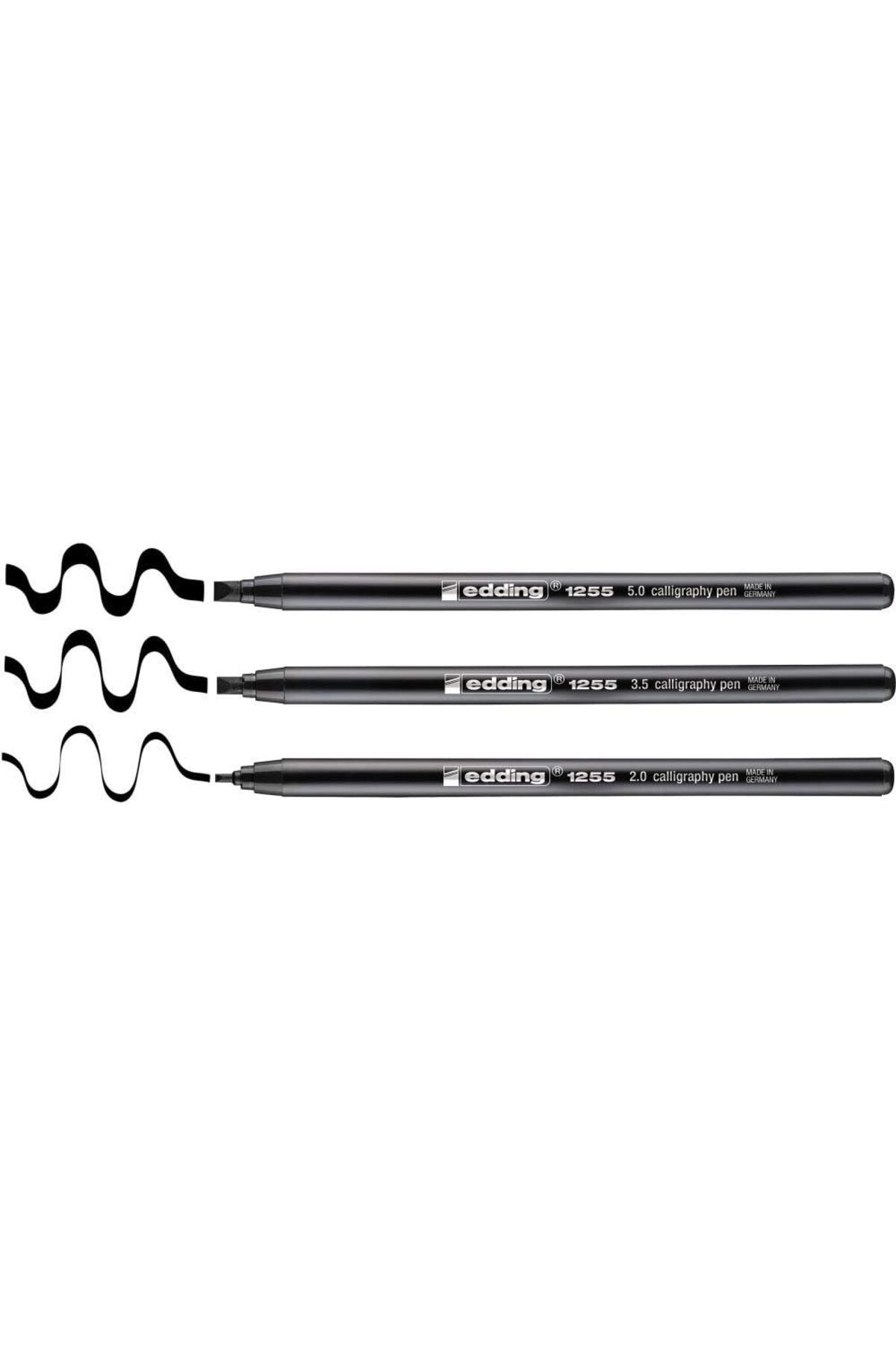 STOREMAX lbstorex 1255 kaligrafi kalemi - siyah - 3 kalem - kaligrafi ucu 2 - 5 mm Newdsng 1116818