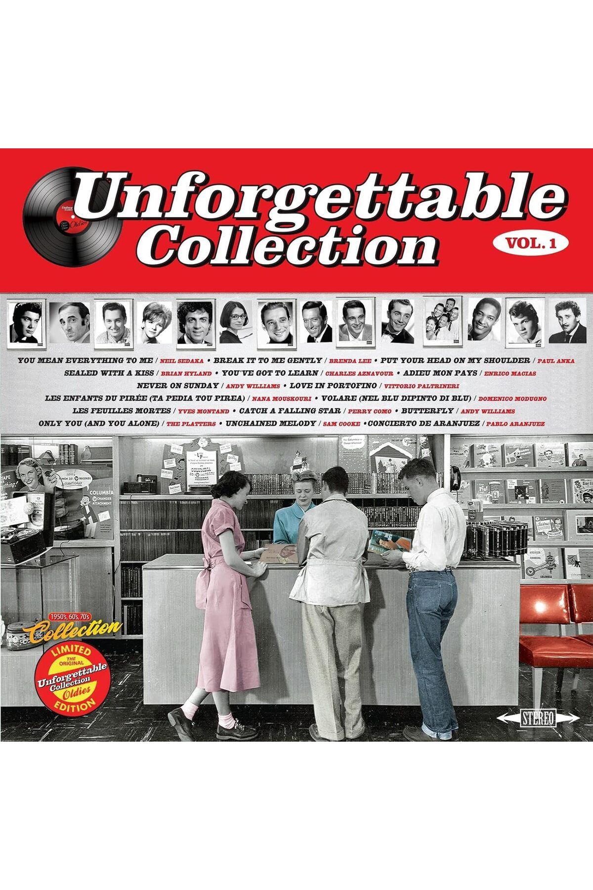 NcK Yonca Unforgettable Love Songs Vol. 1 Vinyl - (1 LP) Unutulmaz Aşk Şarkıları Plak Çeşitli Sanatçılar