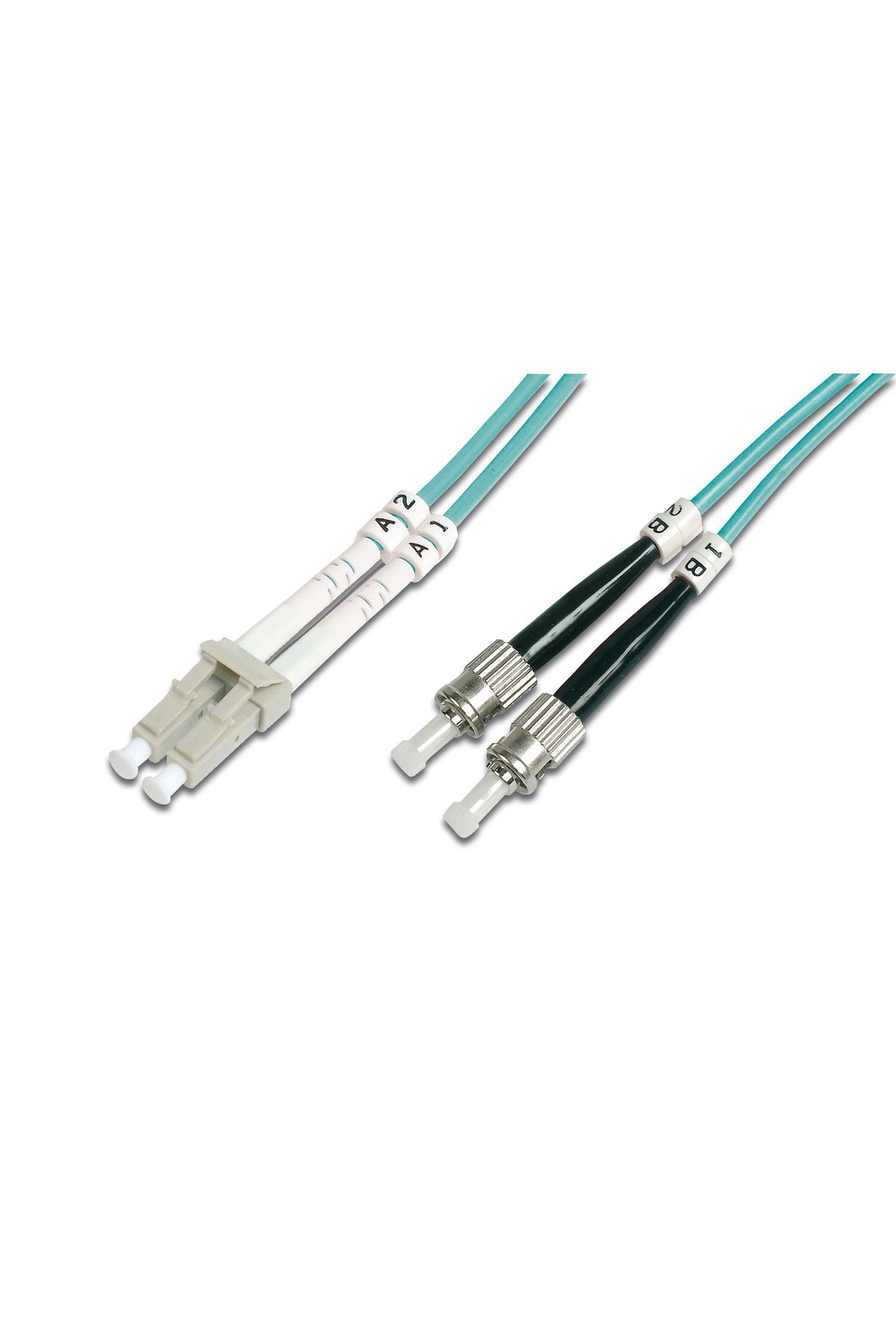 evimdeyokyok Beek LC-ST Fiber Optik Patch Kablo, Multimode OM 3 50/125 Duplex, 3.0mm, LSZH, 3 metre TdrTR