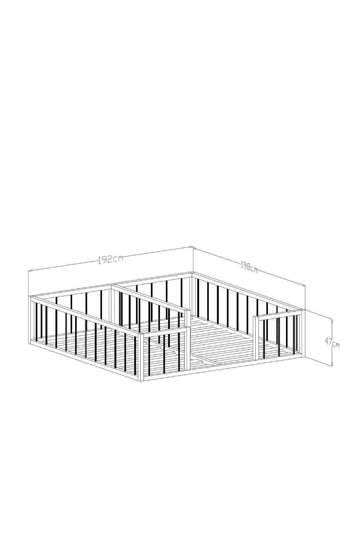 GİVAYO WOOD'S Winter Bebek Çocuk Montessori MDF Çiftli Yatak fotoğrafı 4 (önizleme)