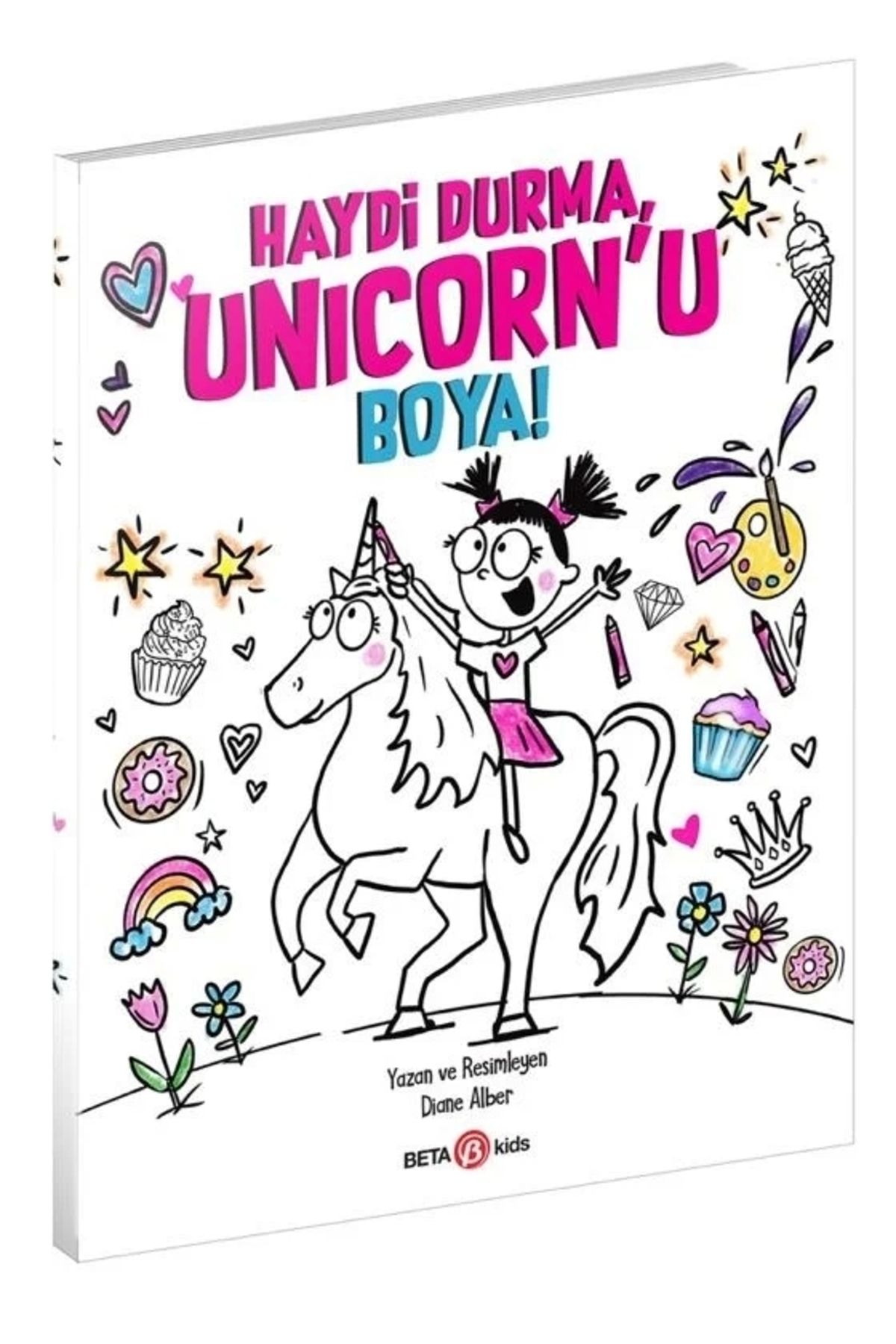 TWOX Çocuk Haydi Durma Unicorn'u Boya!