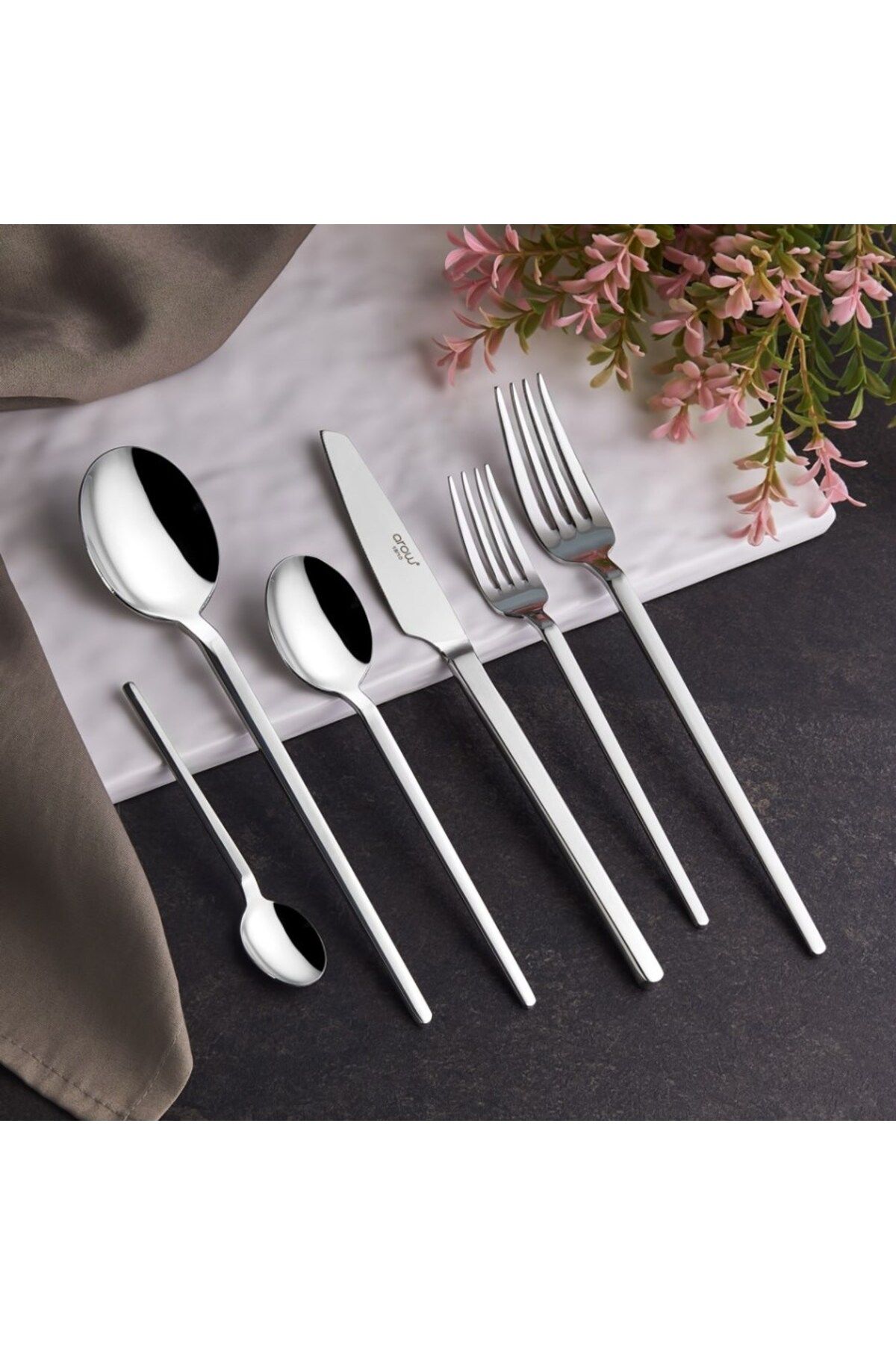 AROW-Romeo 12 People 72 Pr. Fork Spoon Knife Set 1