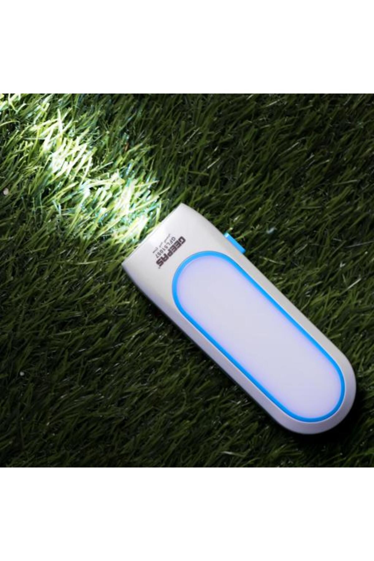 Geepas-Rechargeable LED Flashlight- Perfect for Indoor and Outdoor Use, 3.5 Hours Continuous Working 4