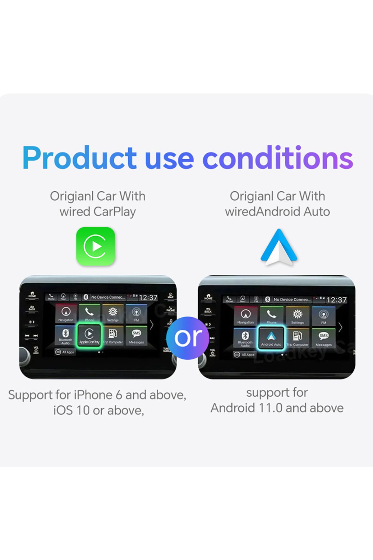 Choice-XUDA 2in1 Wireless CarPlay AI Mini Box Android Auto Box Plug&Play Automatic Connection Compatible... 4