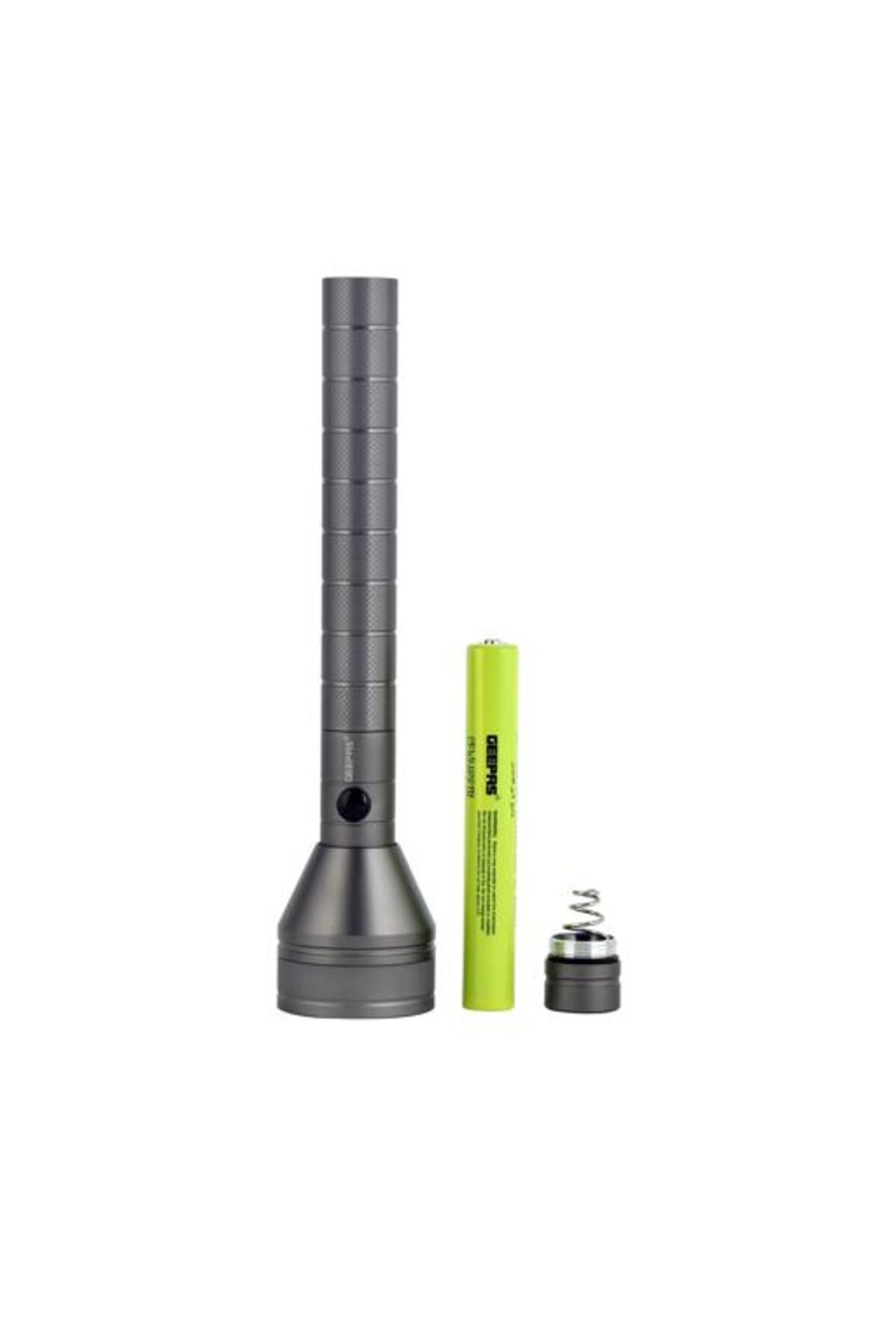 Geepas-Rechargeable LED Flashlight-  XPG-2 Torch LED and 6 Hours Continuous Working| 8