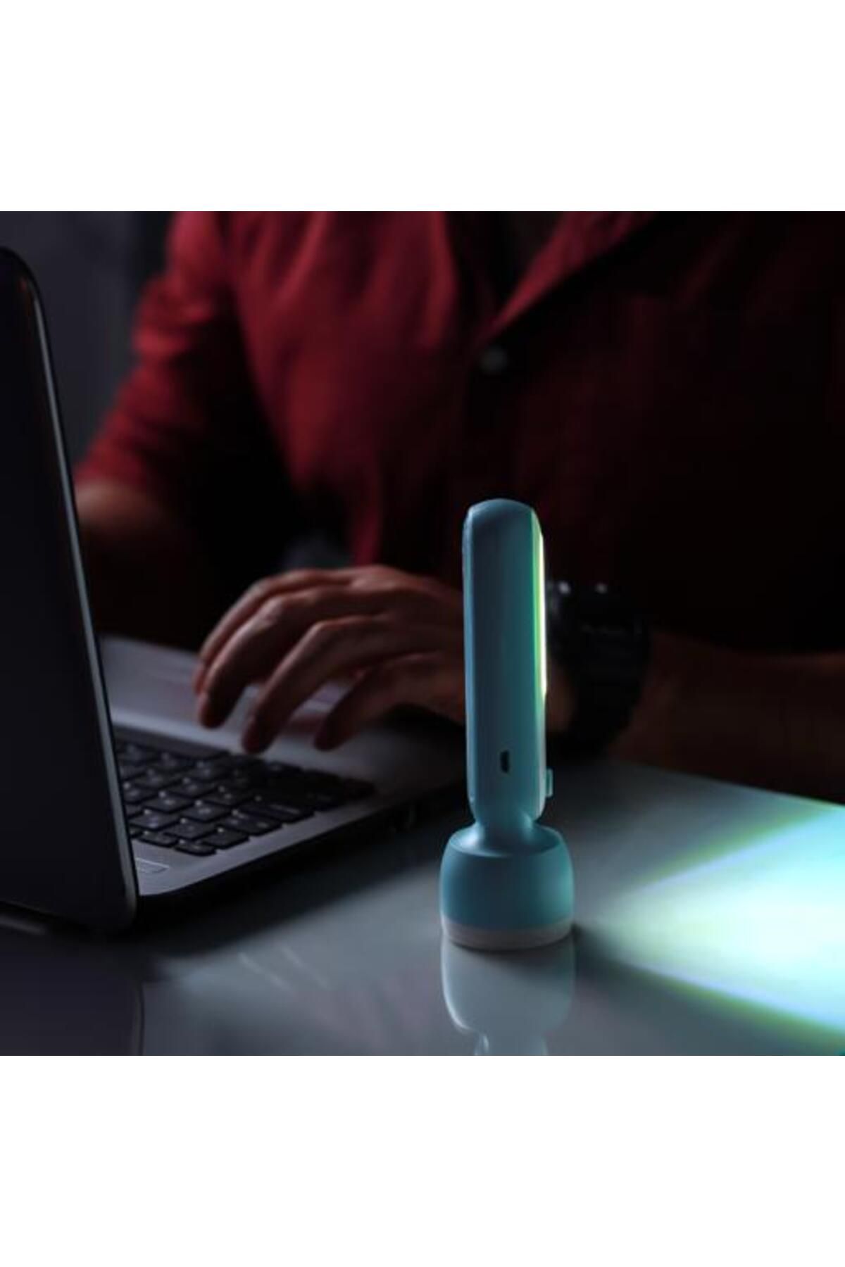 Geepas-Rechargeable LED Torch- Sturdy Housing with COB and Hi-Power LED| 3 Hours Working Time 5