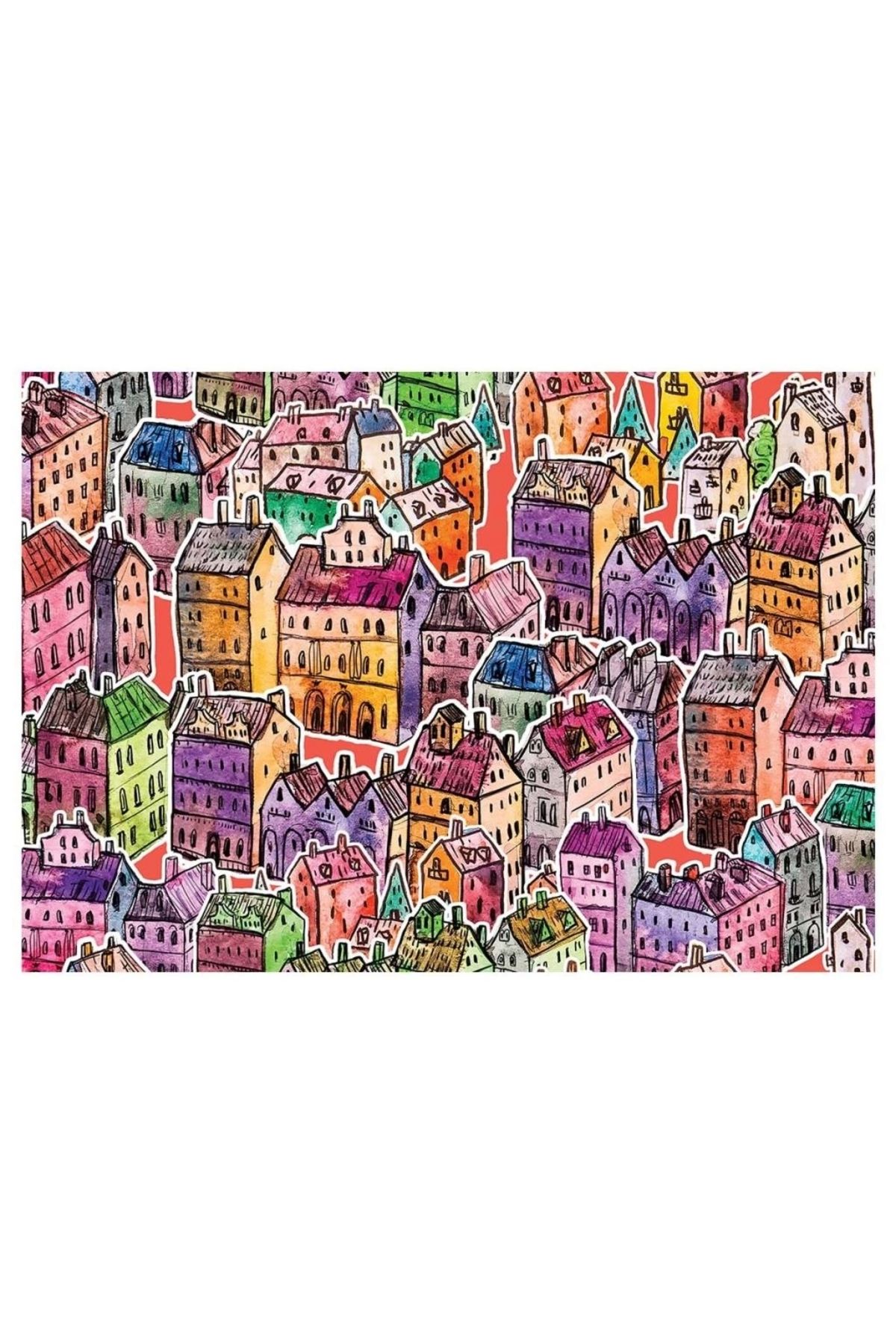 TWOX Çocuk KS City of Colors 1000 Parça Puzzle