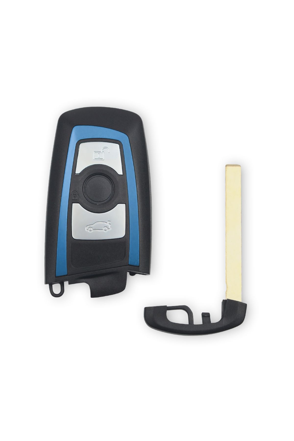 KEYYOU-3 Button Bule 3/4 Buttons Remote Smart Car Key Shell For Bmw Cas4 F 3 5 7 Series F10 F20 F30 1