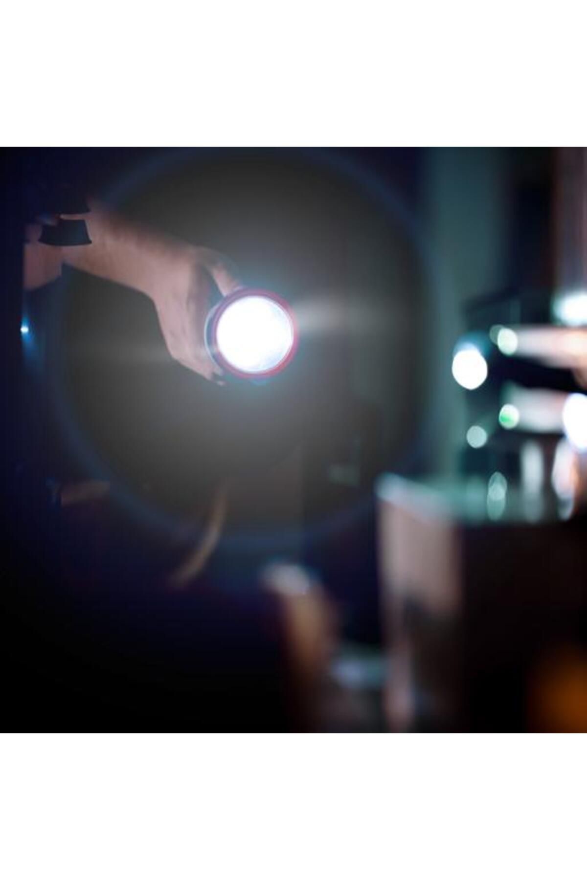 Geepas-Rechargeable LED Torch with Side Light- Rechargeable Lead-Acid Battery and Easy to Use 4