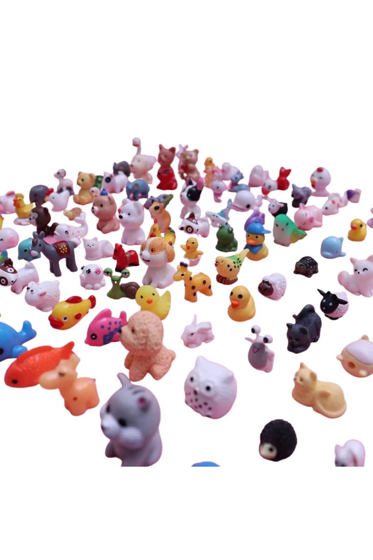 Choice-40pcs Food Randomly 5-50pcs Cute Mini Simulation Animal Blind Box Toys Action Surprise Tide Play Fig 7