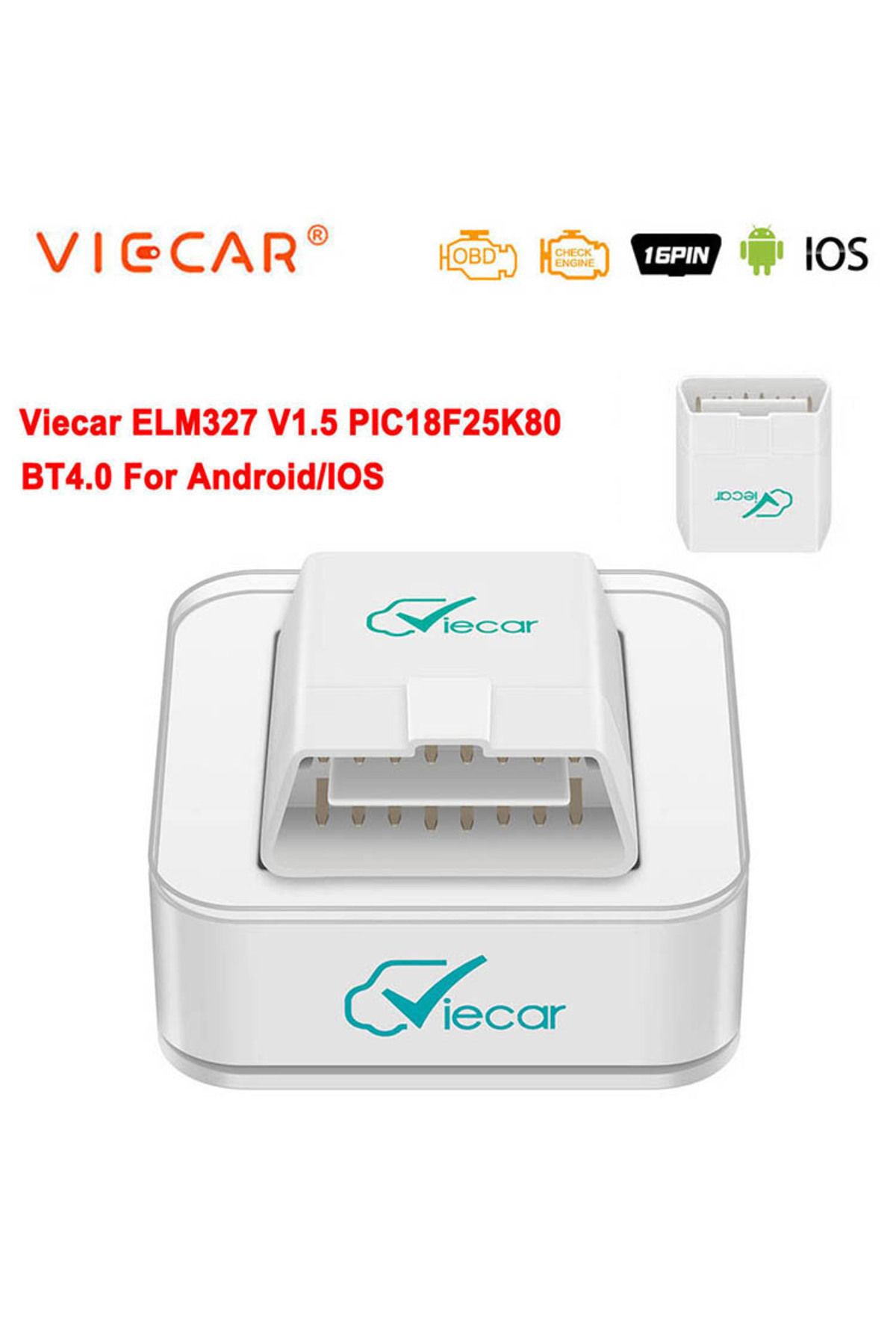 Choice-جهاز فحص السيارة Viecar ELM327 V1.5 بلوتوث 4.0 OBD 2 OBD2 PIC18F25K80 ELM 327 V1 5 OBDII... 8