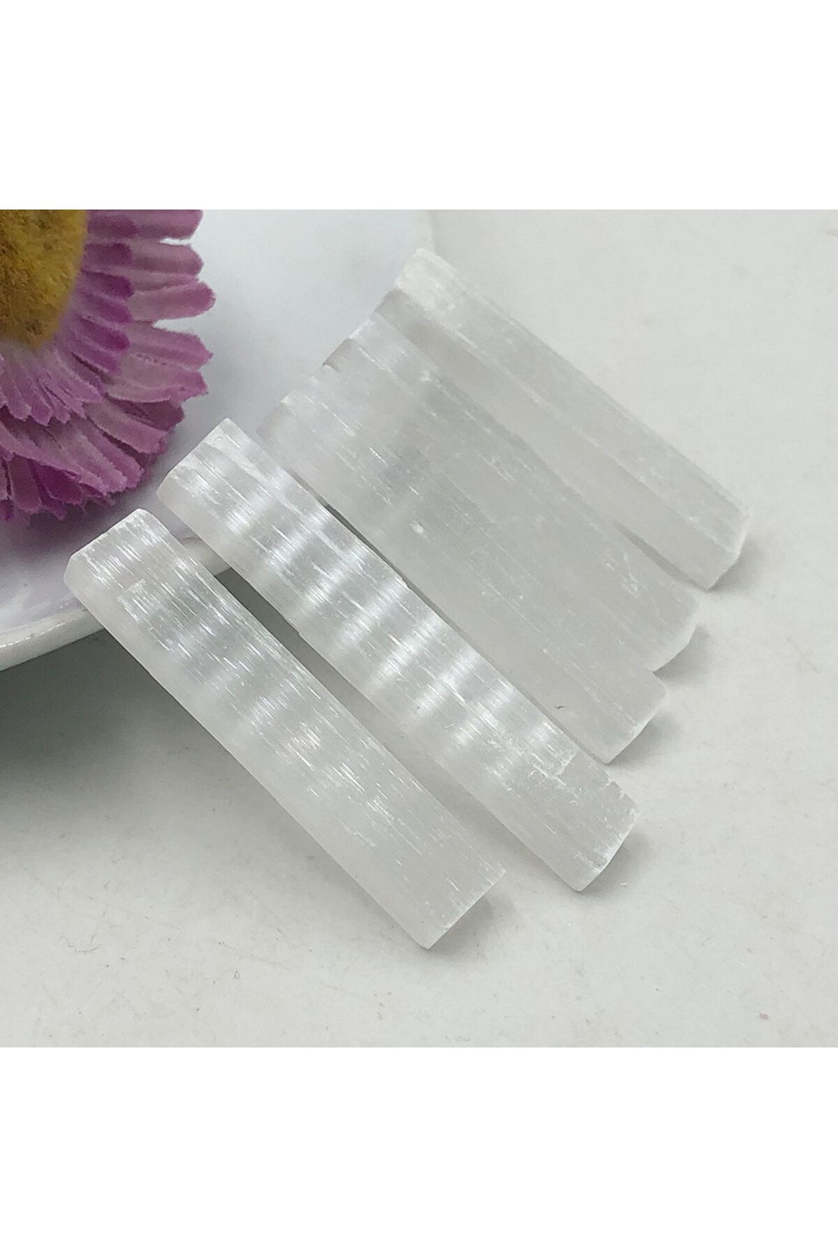 Choice-10pcs/Lot Natural Selenite Stick Raw Gypsum Crystal Mineral Healing Stone Reiki Gift Chakra Witch... 5