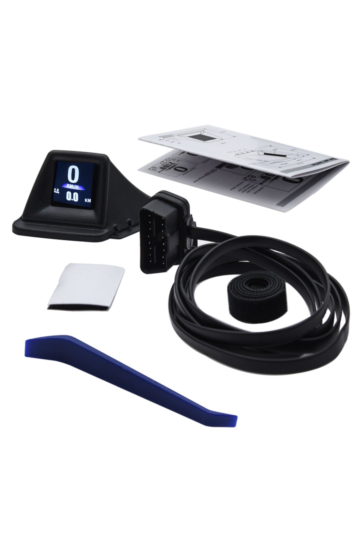 Choice-New Multi-function HUD Gadget OBD2+GPS On-board Computer A-pillar Trim Install RPM Turbo Oil Pres... 5