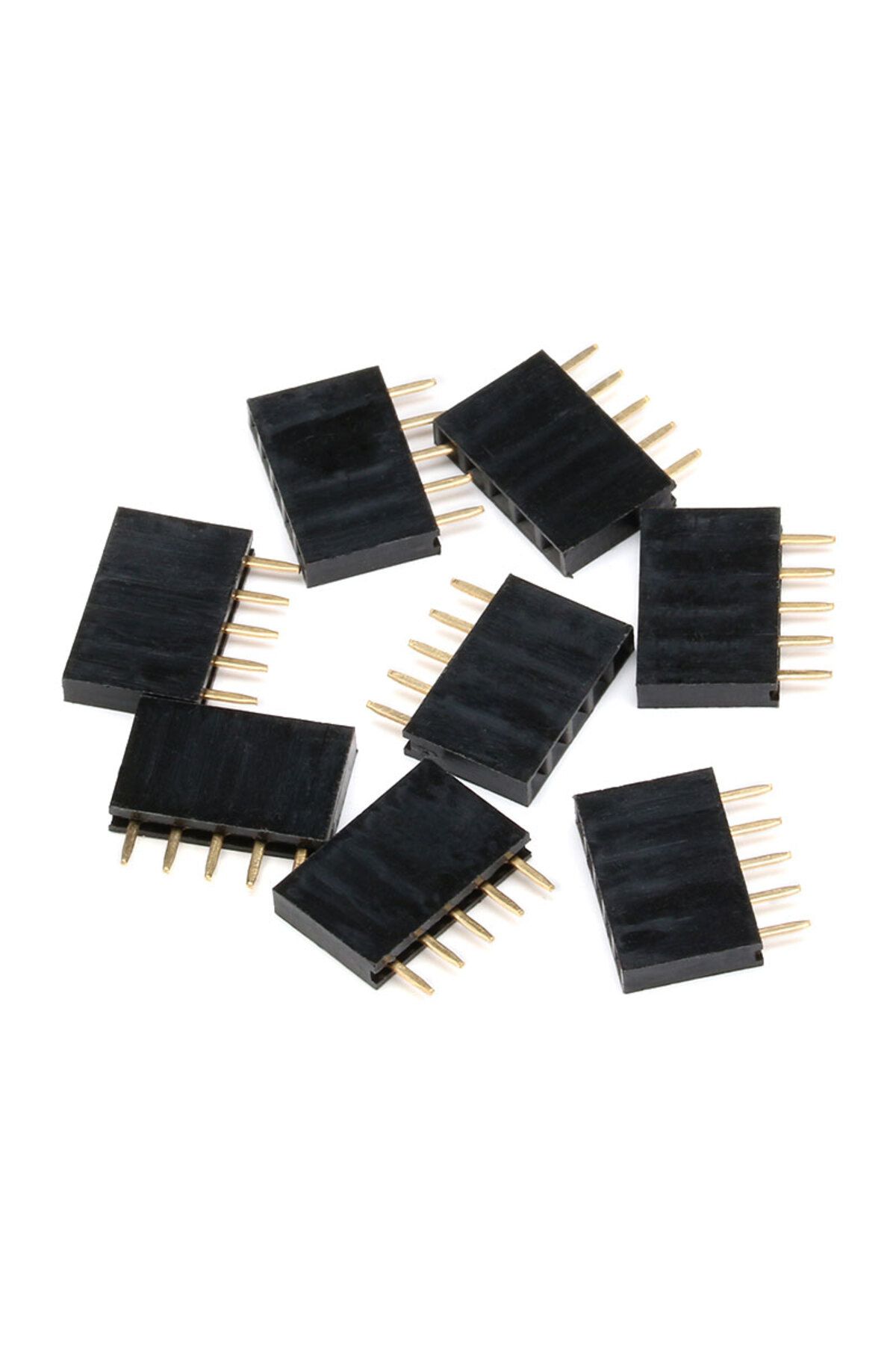 Choice-15p 10pcs 2.54mm Pitch Single Row Female 2~40p Pcb Socket Board Pin Header Connector Strip Pinheader 6