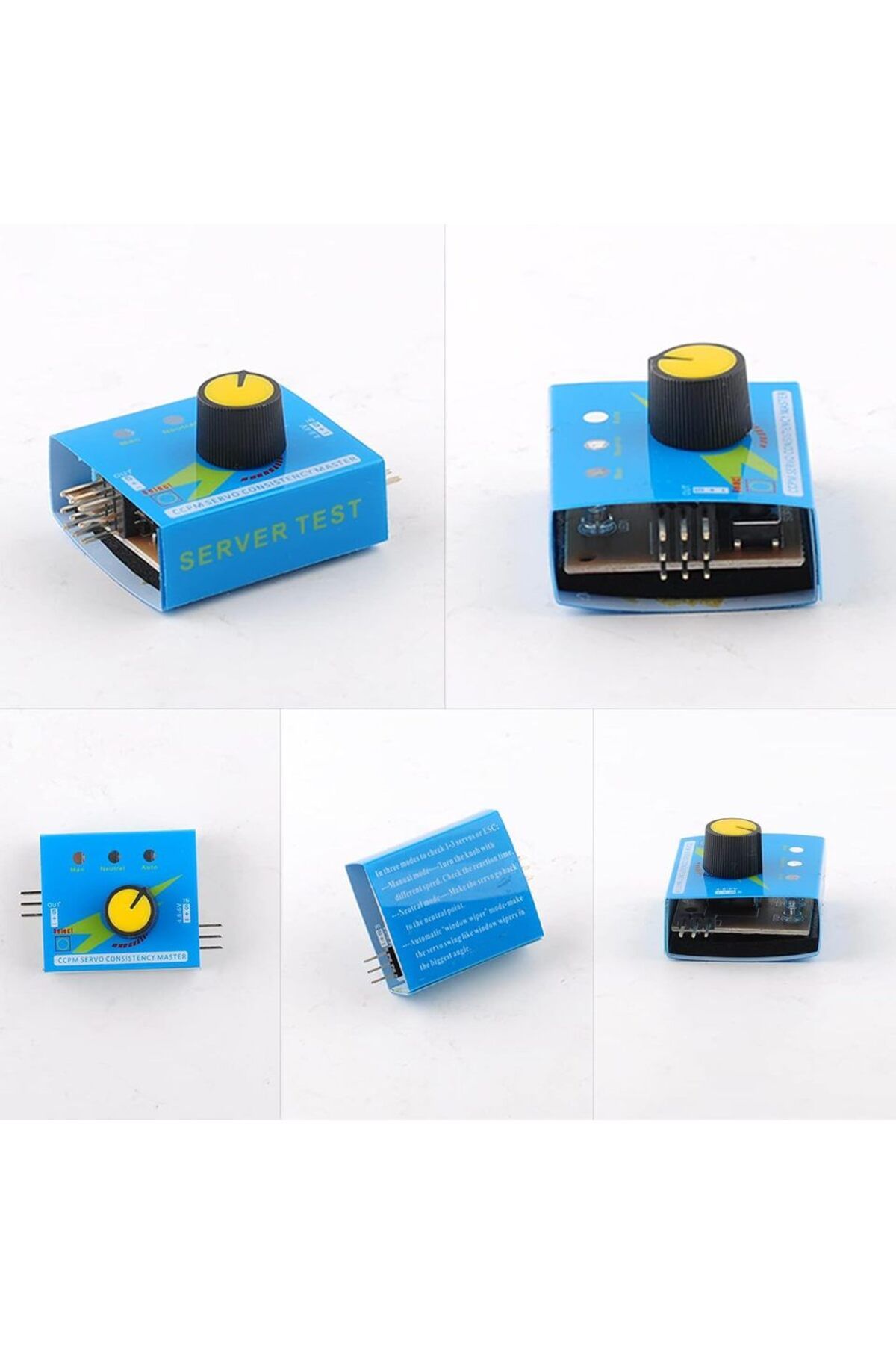 Choice-3CH Digital Servo Tester ESC Speed Controller Checker CCPM Servo Consistency Master + 4 Cell AA B... 2